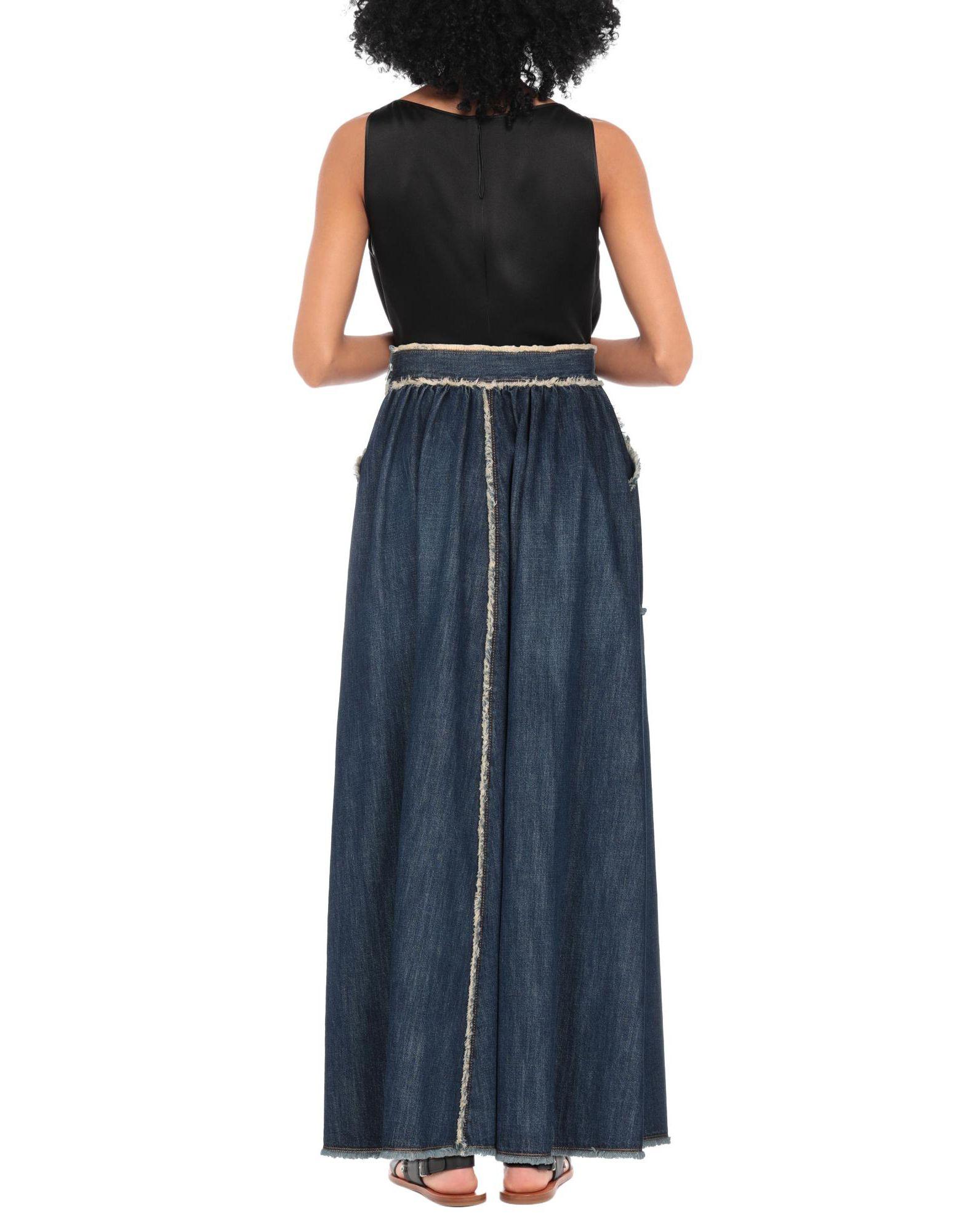 Dior Denim Skirt in Blue | Lyst