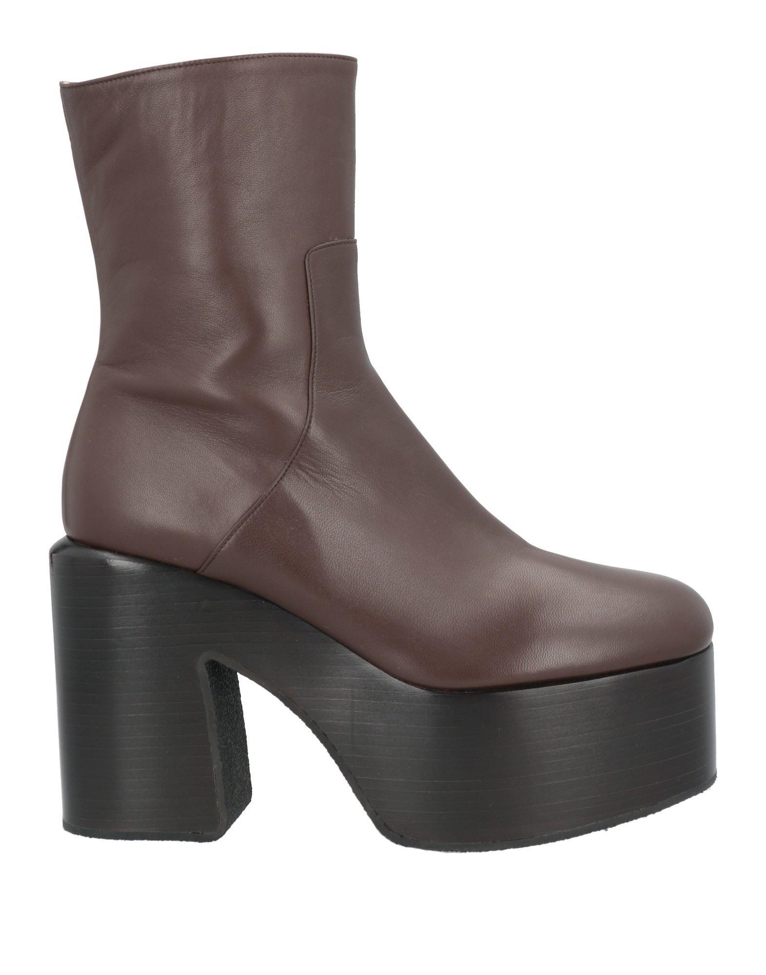 driesvannoten 埋まる leather heel boots 12cmUP