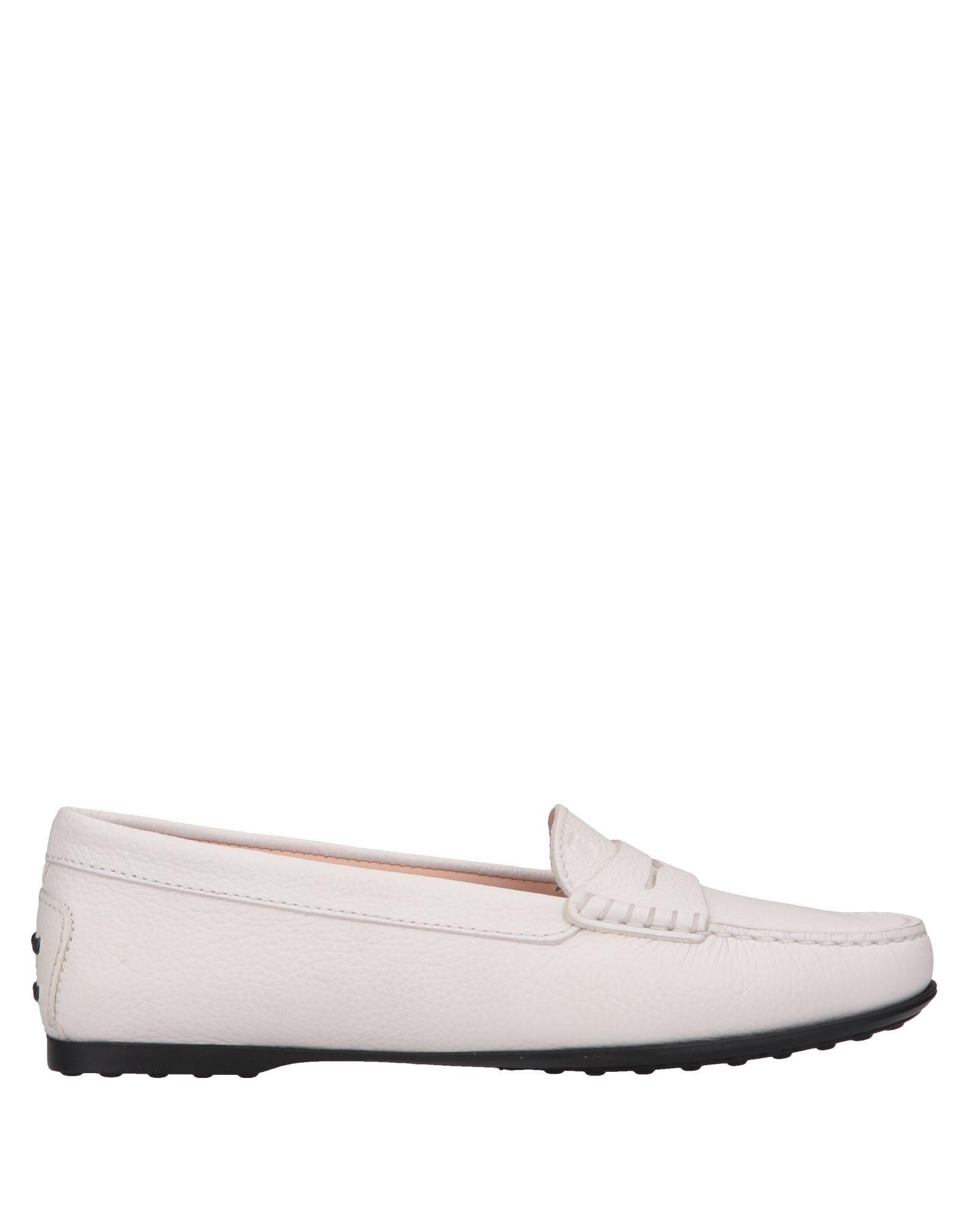 Tod's Loafer in White - Lyst