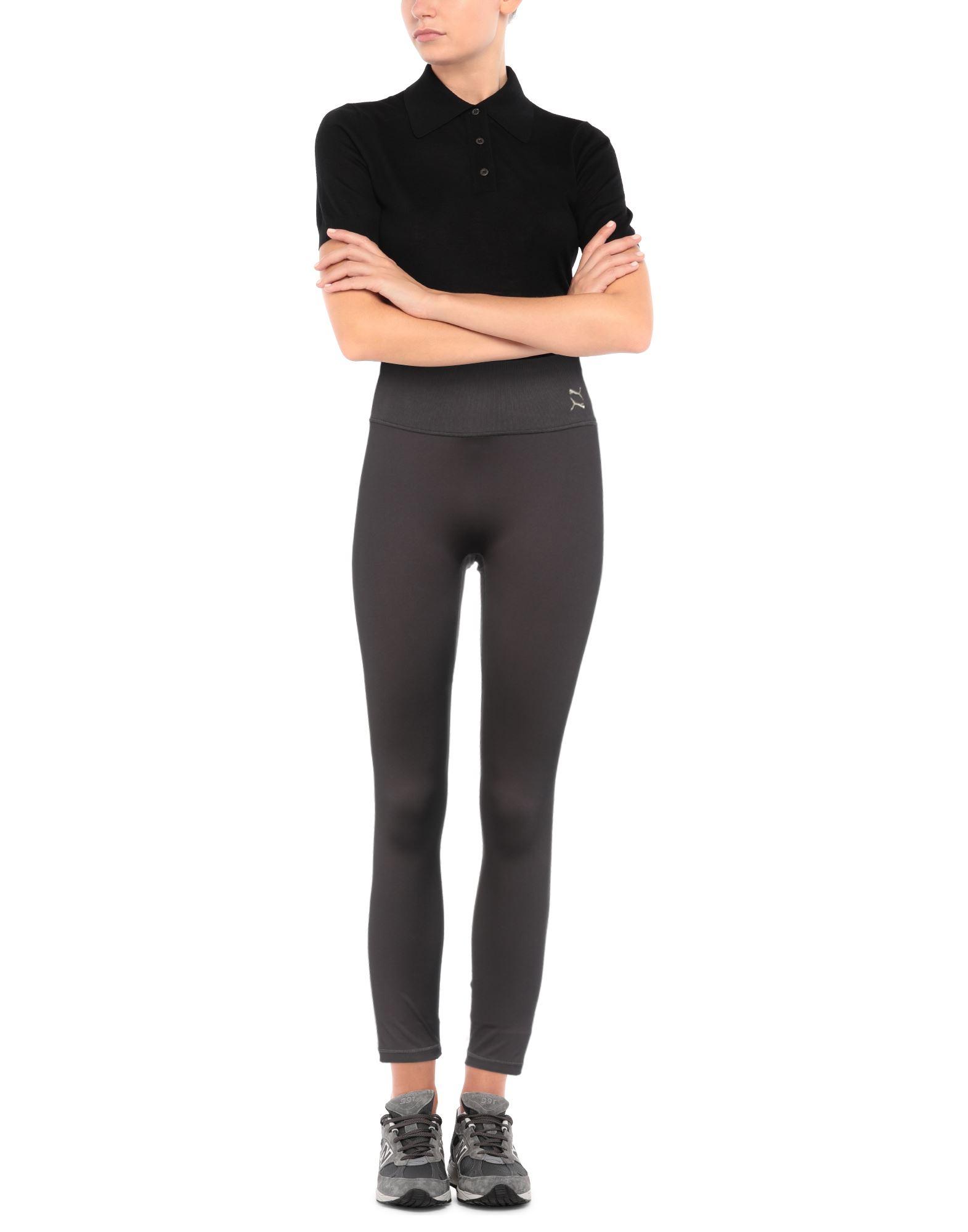 PUMA Tulle Leggings in Dark Brown 