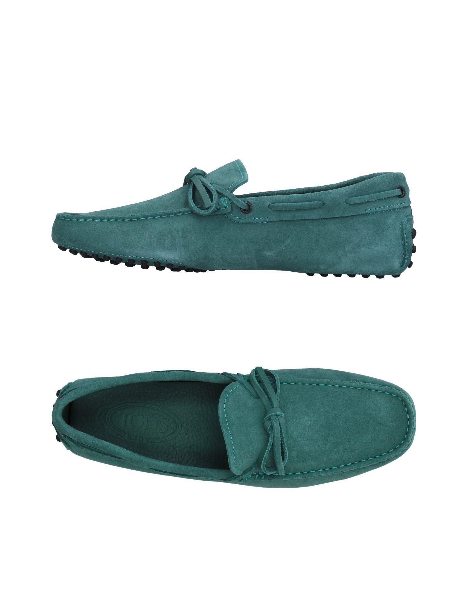 Tod's Loafer in Green for Men - Save 9% - Lyst