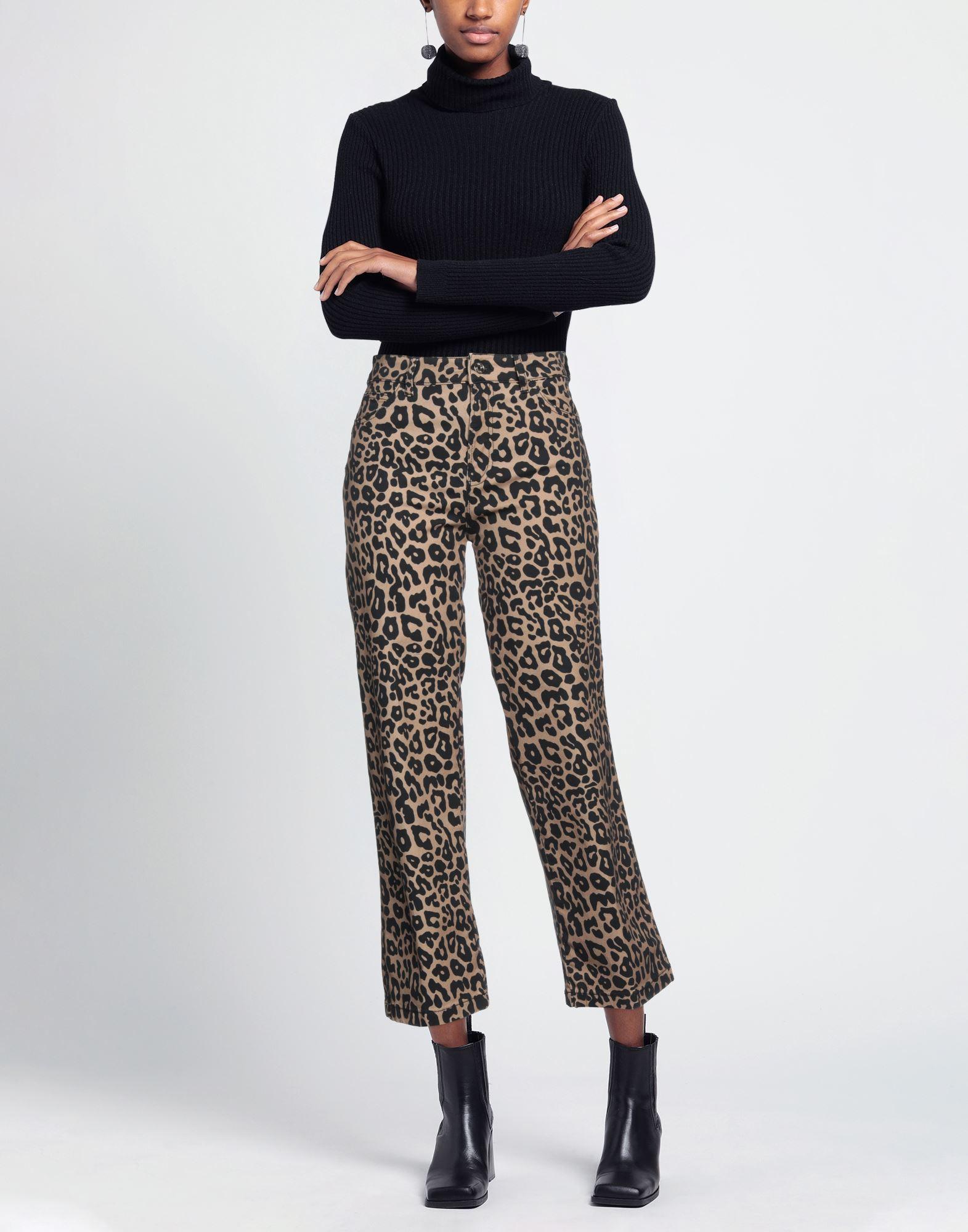パンツ LIU JO PRINTED PANTS Trousers with high waist and floral print brand LIU JO