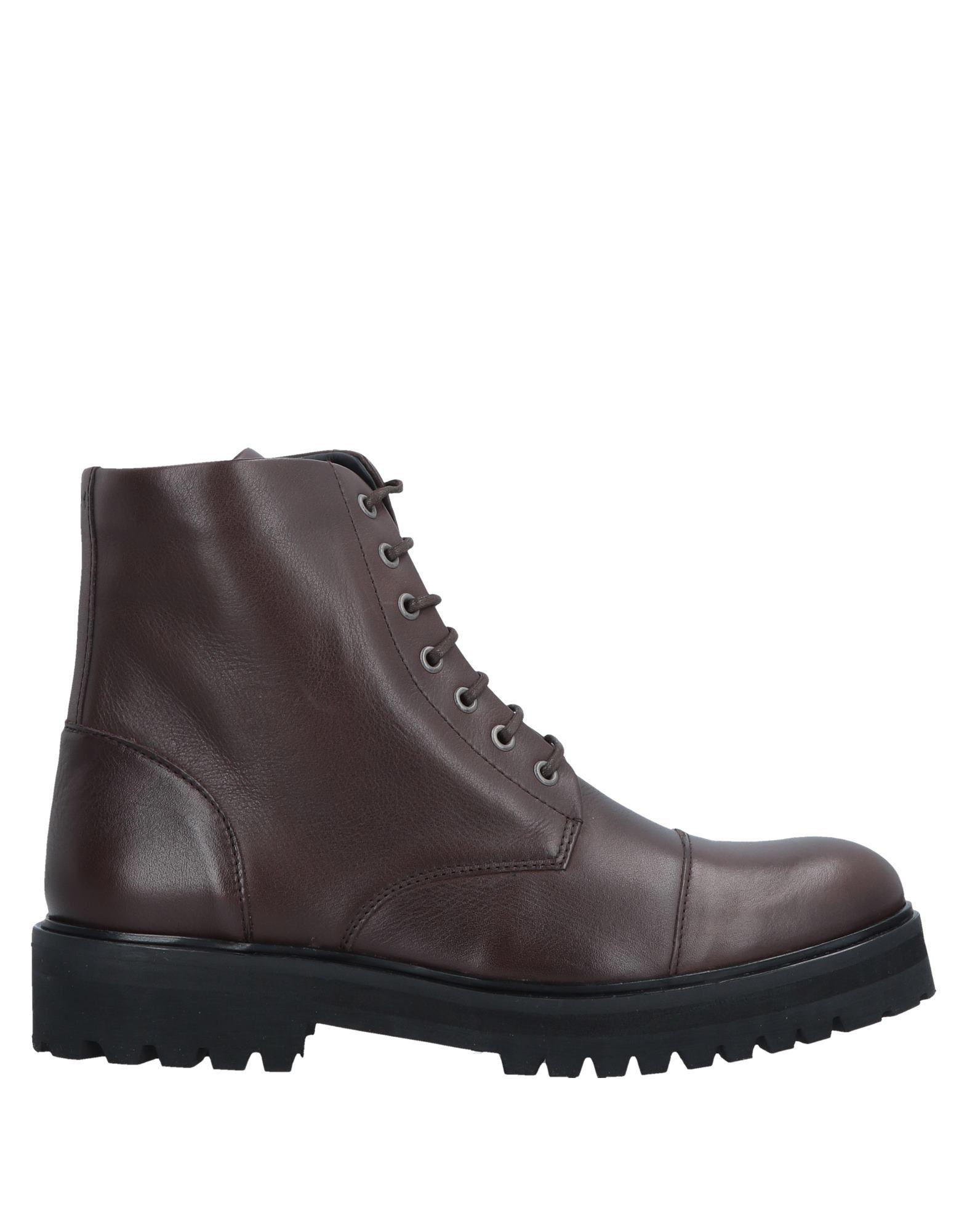 Royal Republiq Leather Ankle Boots in Dark Brown (Brown) - Lyst