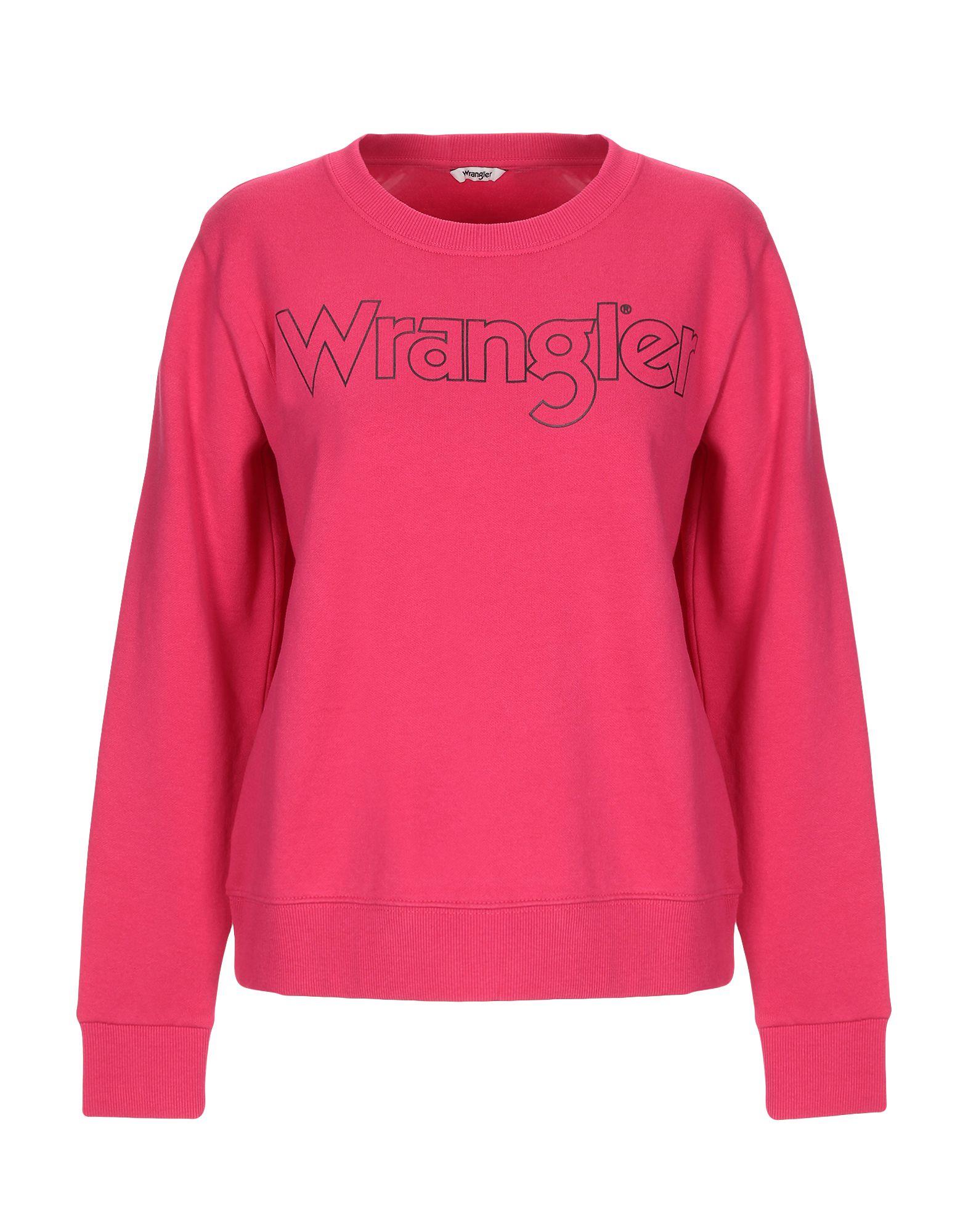 Wrangler Fleece Sweatshirt in Fuchsia (Pink) - Lyst