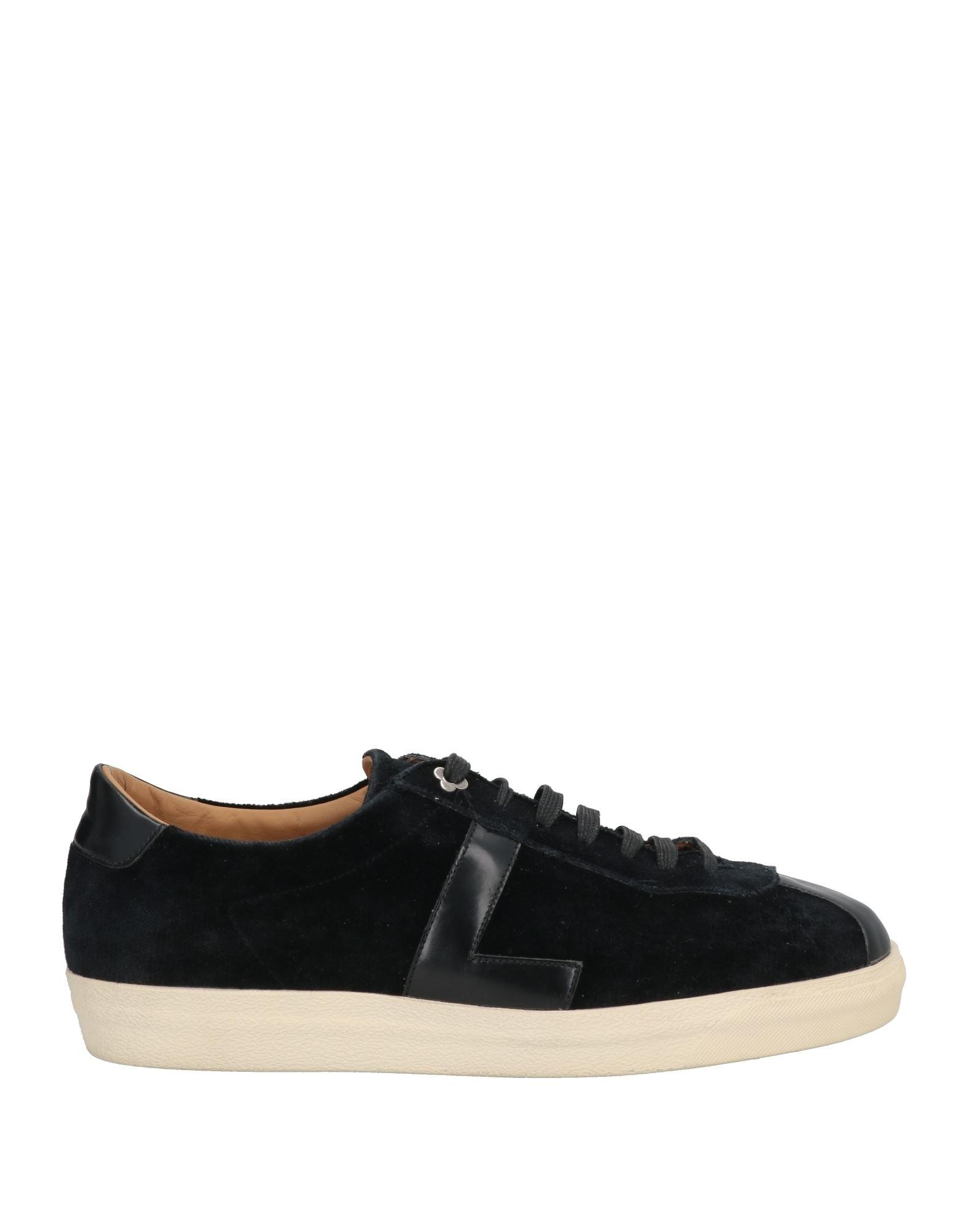 スニーカー Lardini Terzini Black & Beige Canvas Sneakers Lardini Terzini Black & Beige Canvas Sneakers | THE LIST
