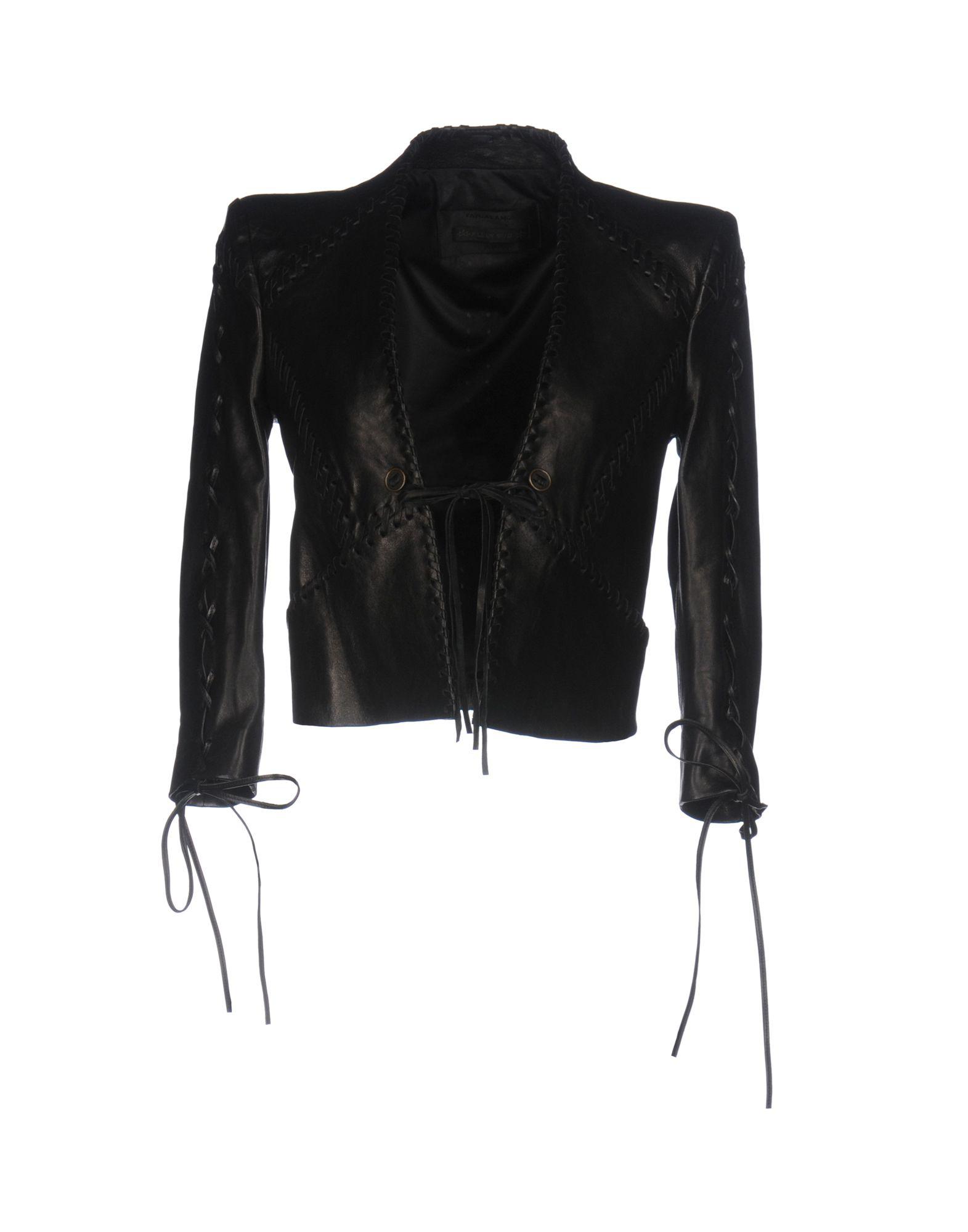 Plein Sud Leather Jacket in Black - Lyst