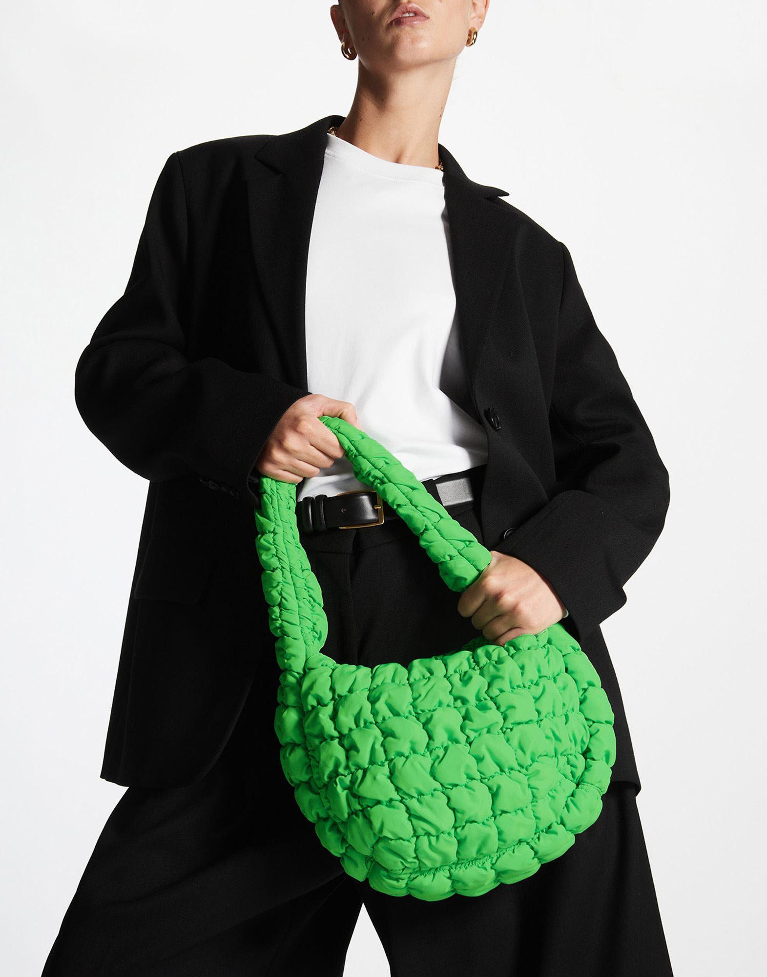 Cos green bag sale