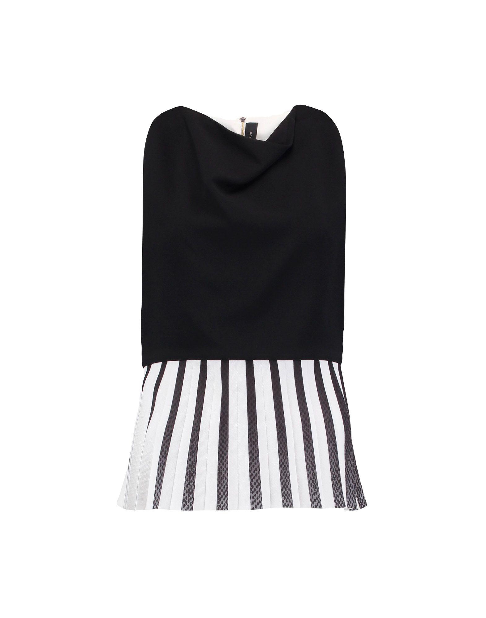 Roland Mouret Synthetic Top in Black - Lyst
