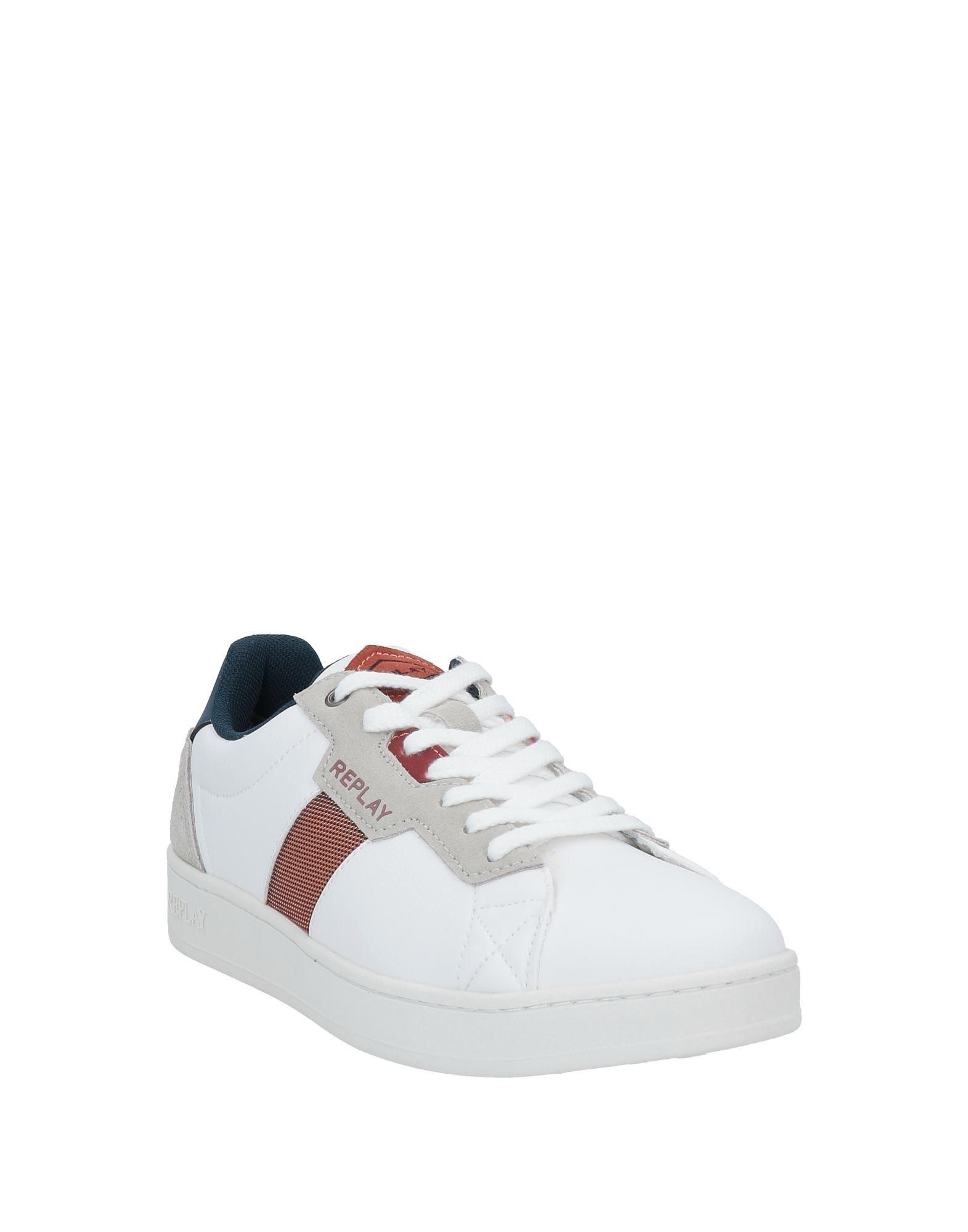 Clothes, Shoes & Accessories Mens Replay Bizard Low White Shoes ...