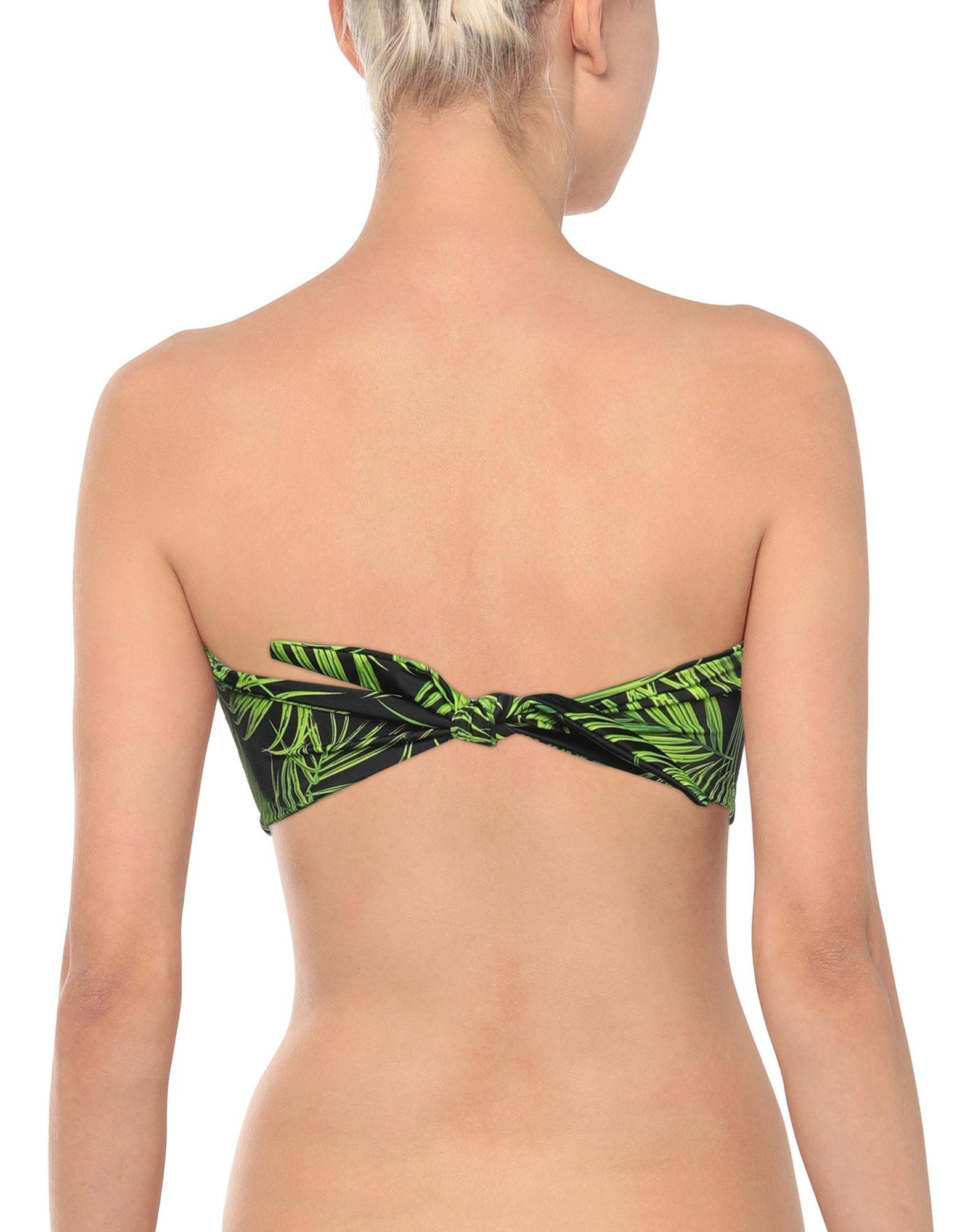 Damen Bekleidung Bademode und Strandmode Norma Kamali Synthetik Bedrucktes Bikini-Höschen in Grün 