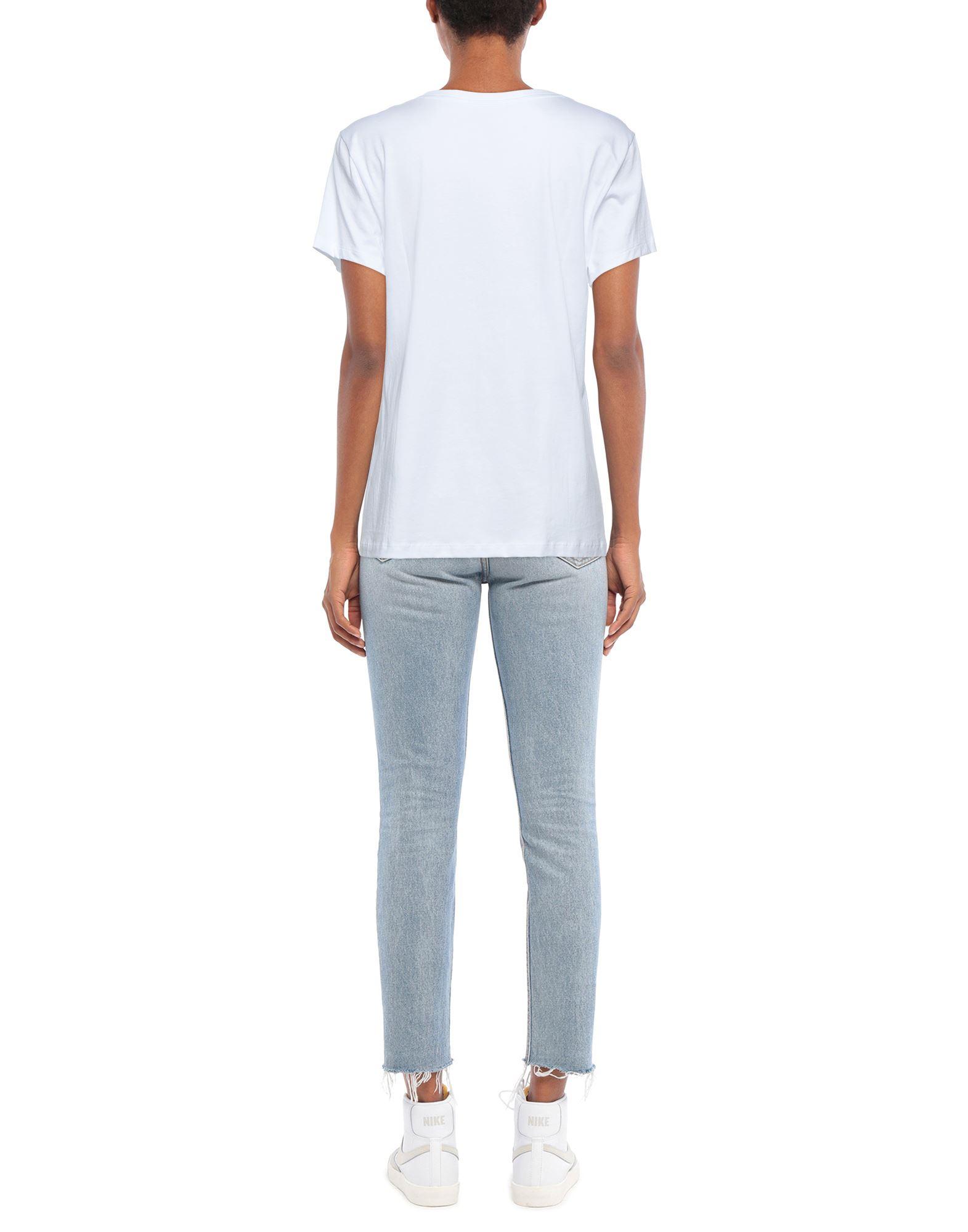 Armani Exchange T-shirt in White | Lyst
