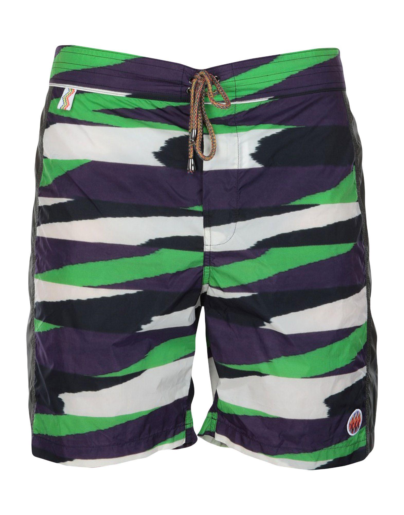 Missoni Synthetic Swimming Trunks in Dark Purple (Purple) for Men Lyst
