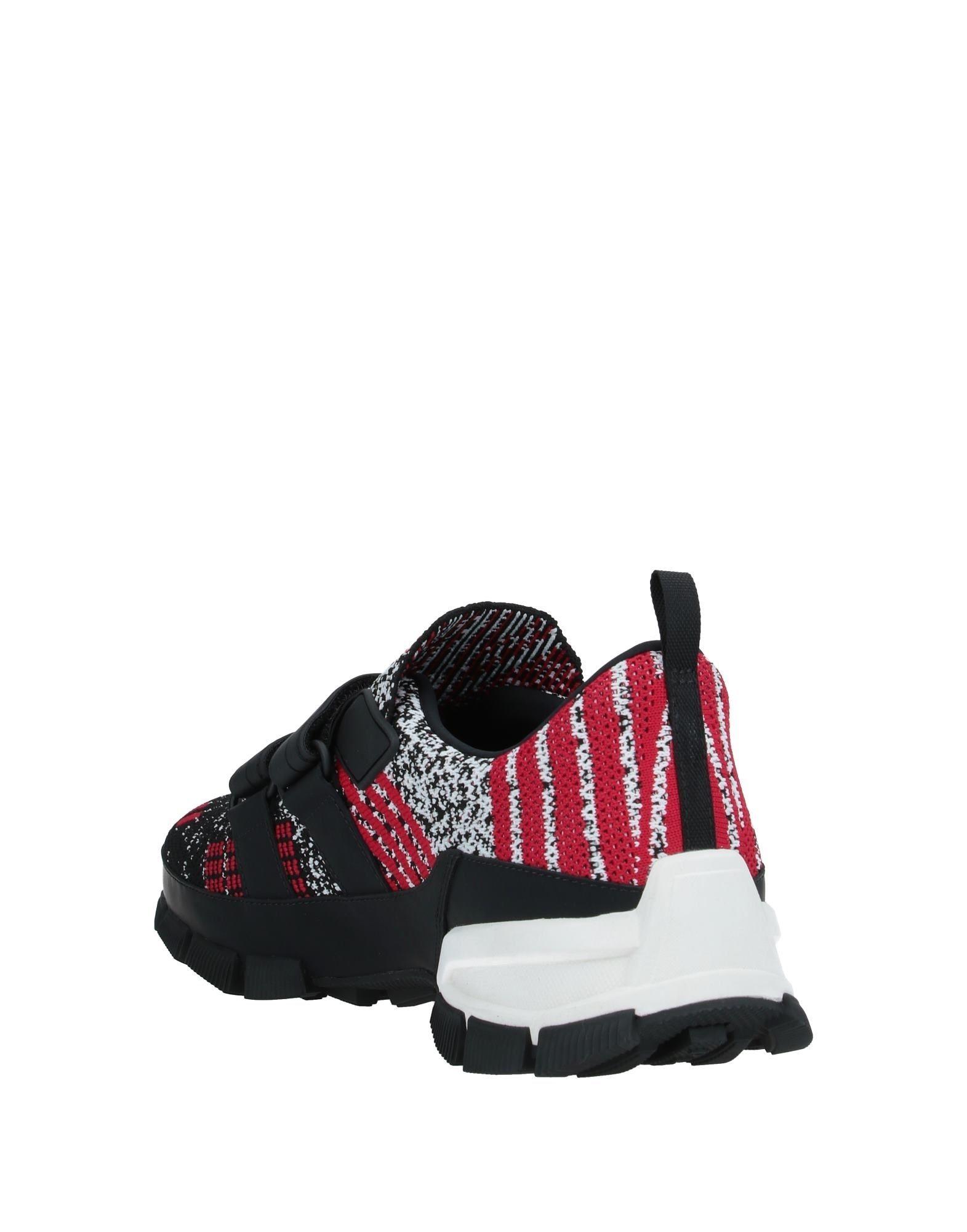 prada linea rossa sneakers black