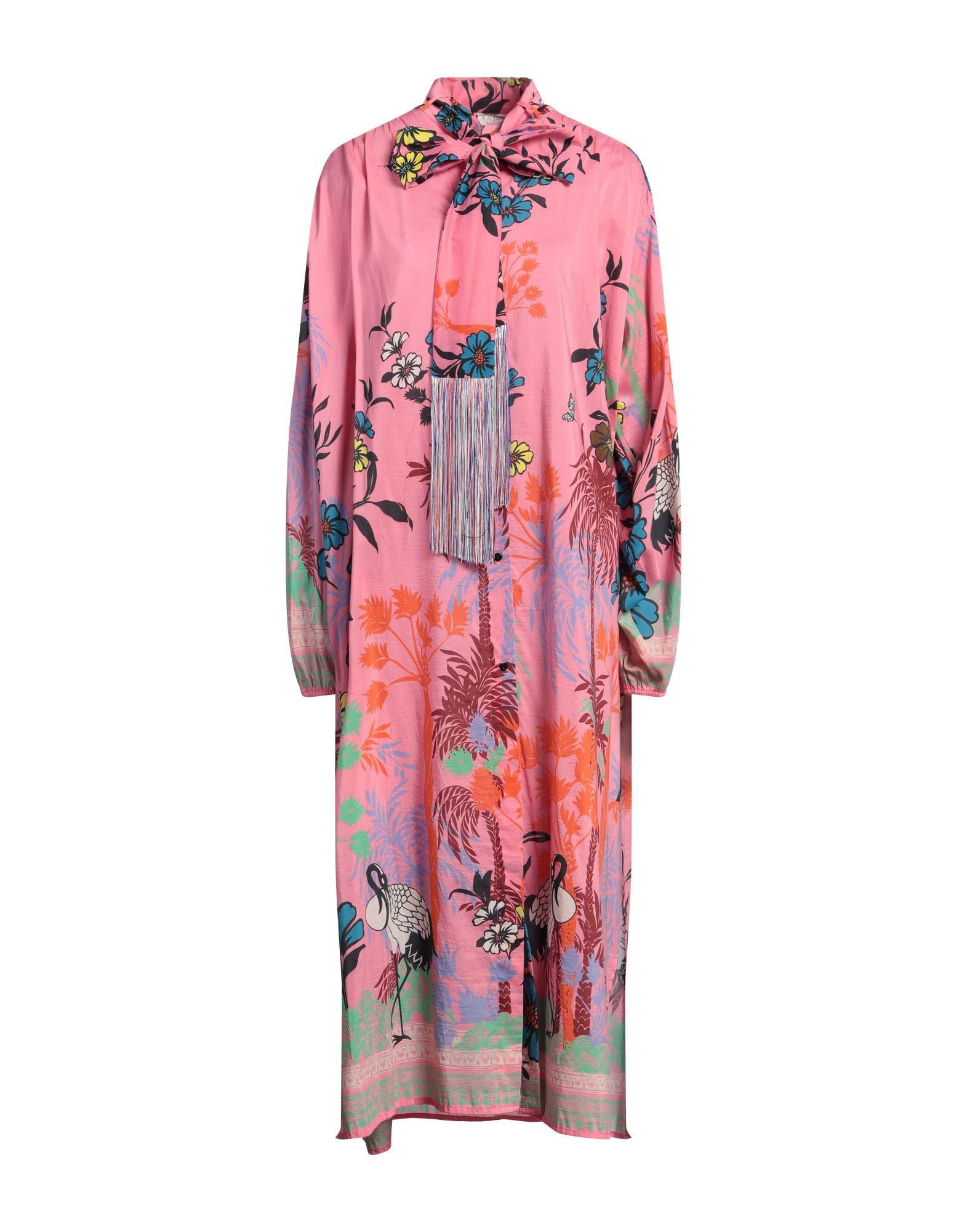 knee length dresses for ladies Anjuna Printed Cotton Blend Silk Maxi Dress  Balardi