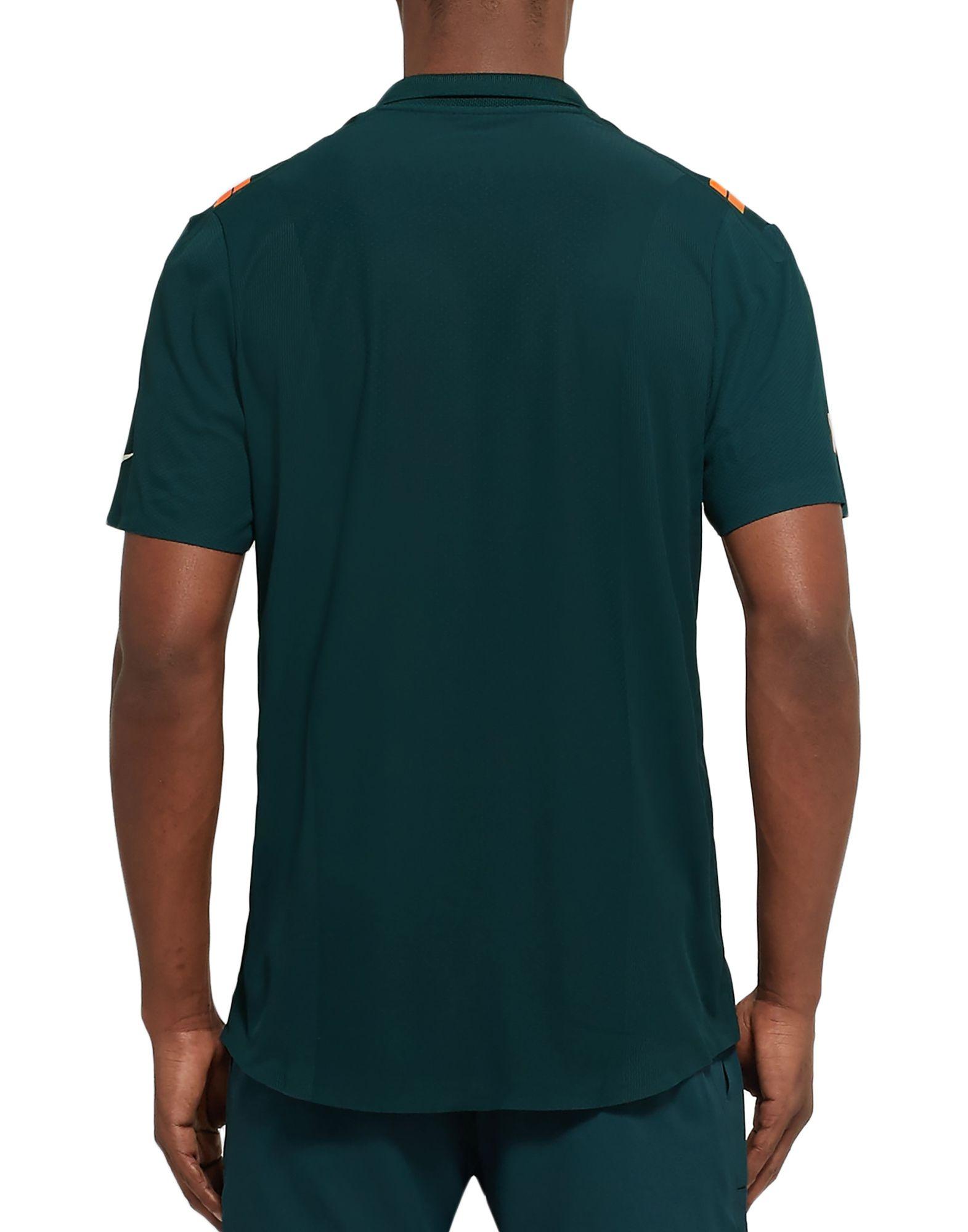 green nike polo shirt