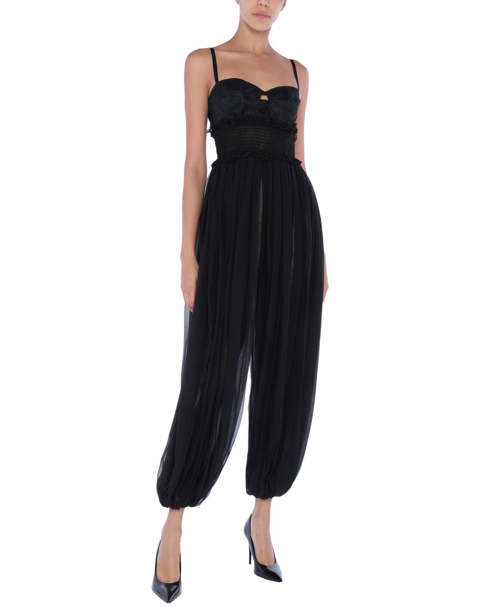 Dolce & Gabbana Silk Jumpsuit in Black Lyst