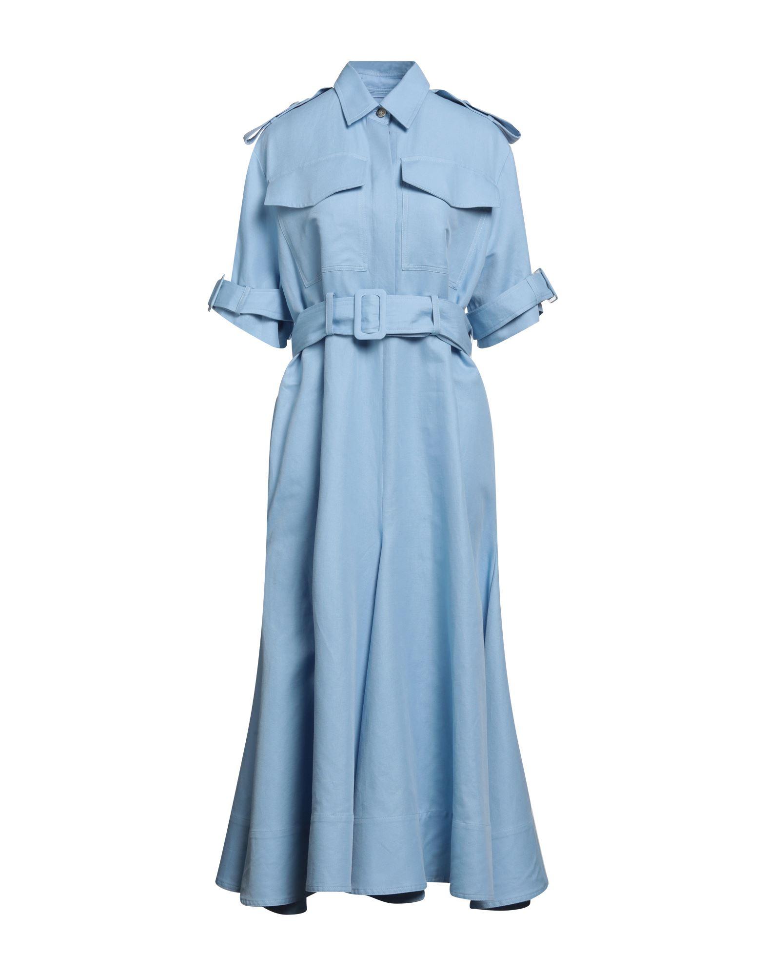 Matériel Midi Dress in Blue | Lyst