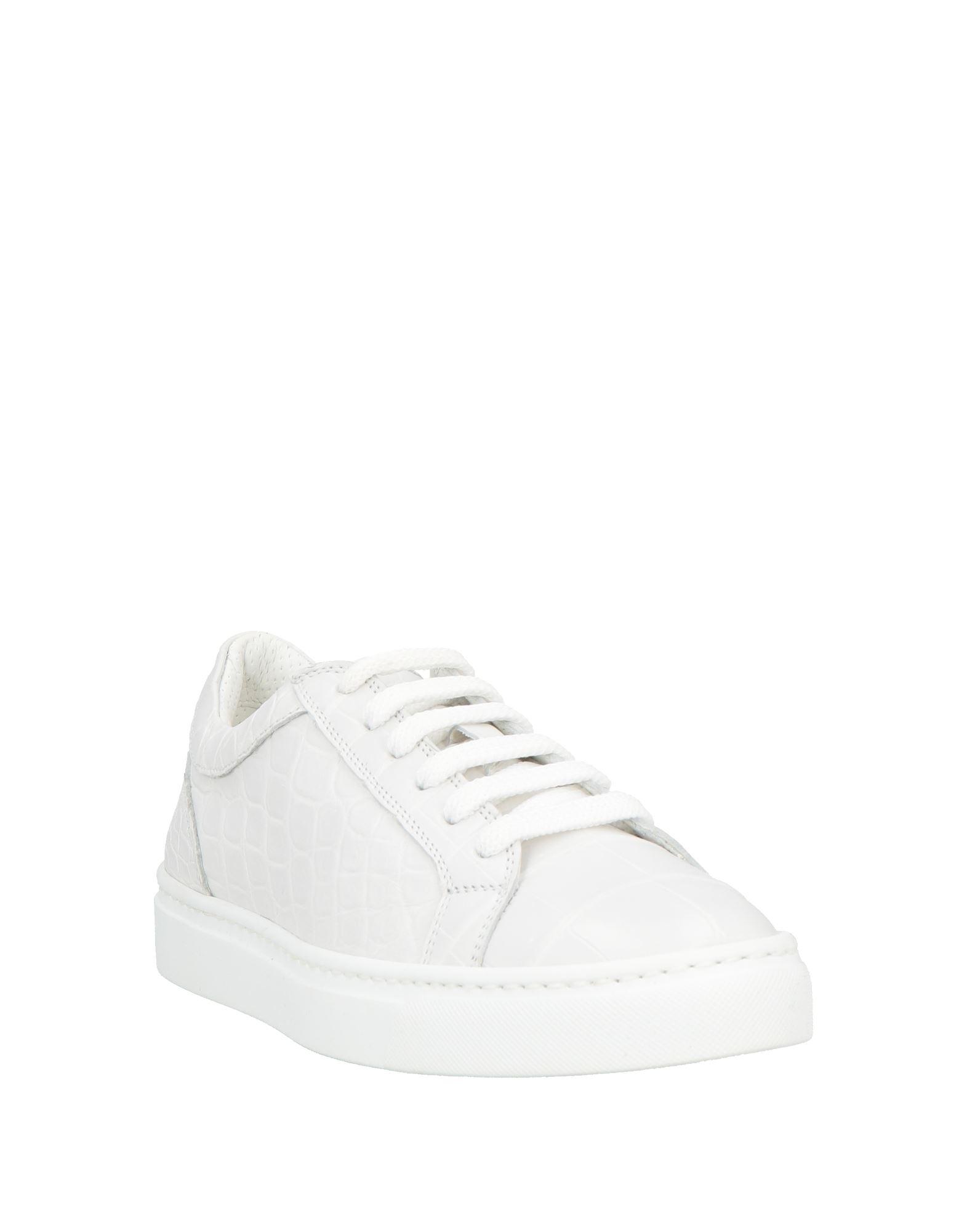 スニーカー KITON Women Sneakers DSSFITSN008090105E N0080901 WHITE Women's white cotton mesh sneakers | Kiton