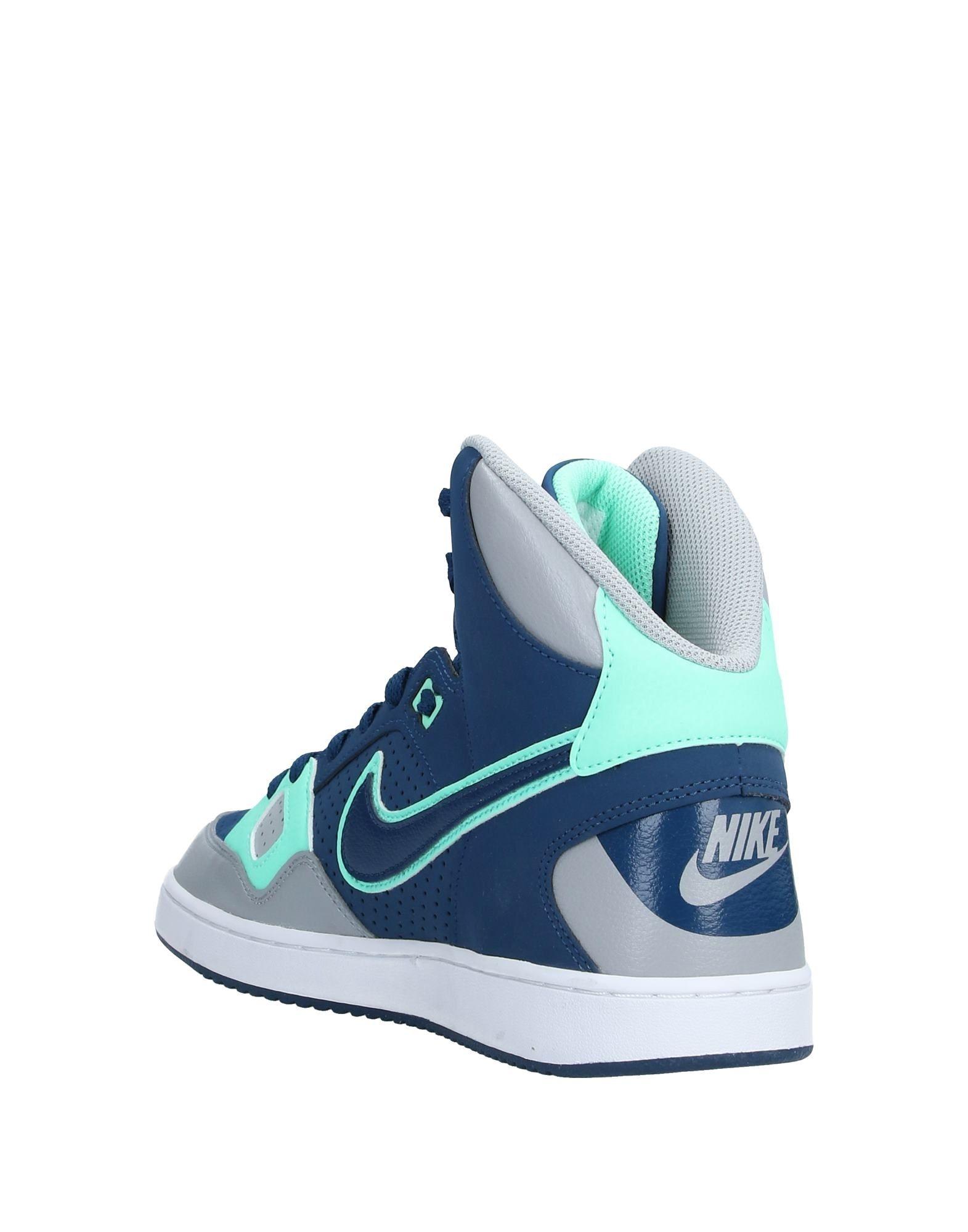 blue nike high tops