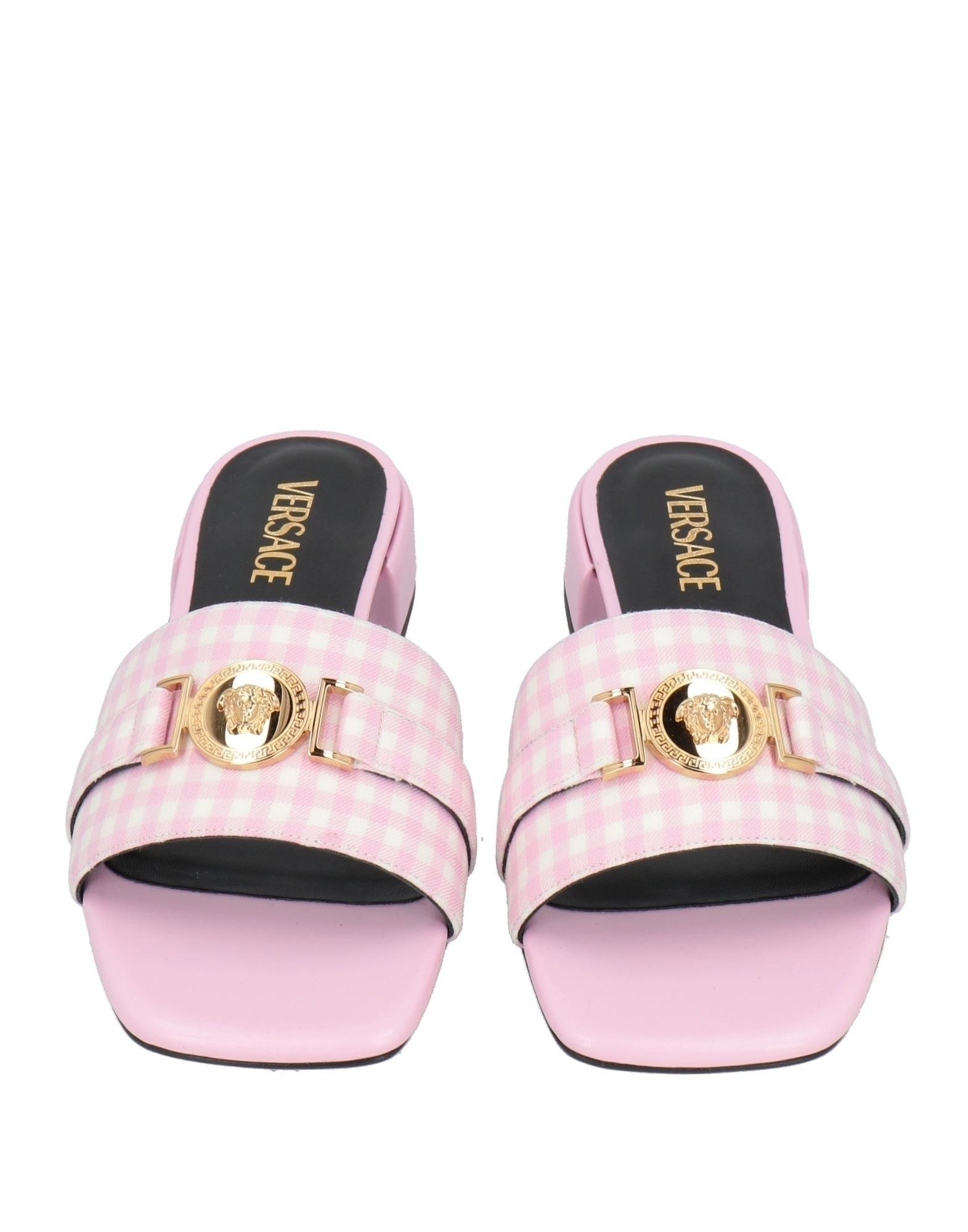 Thong Sandals Versace Female Slippers Flip Flops Versace Black
