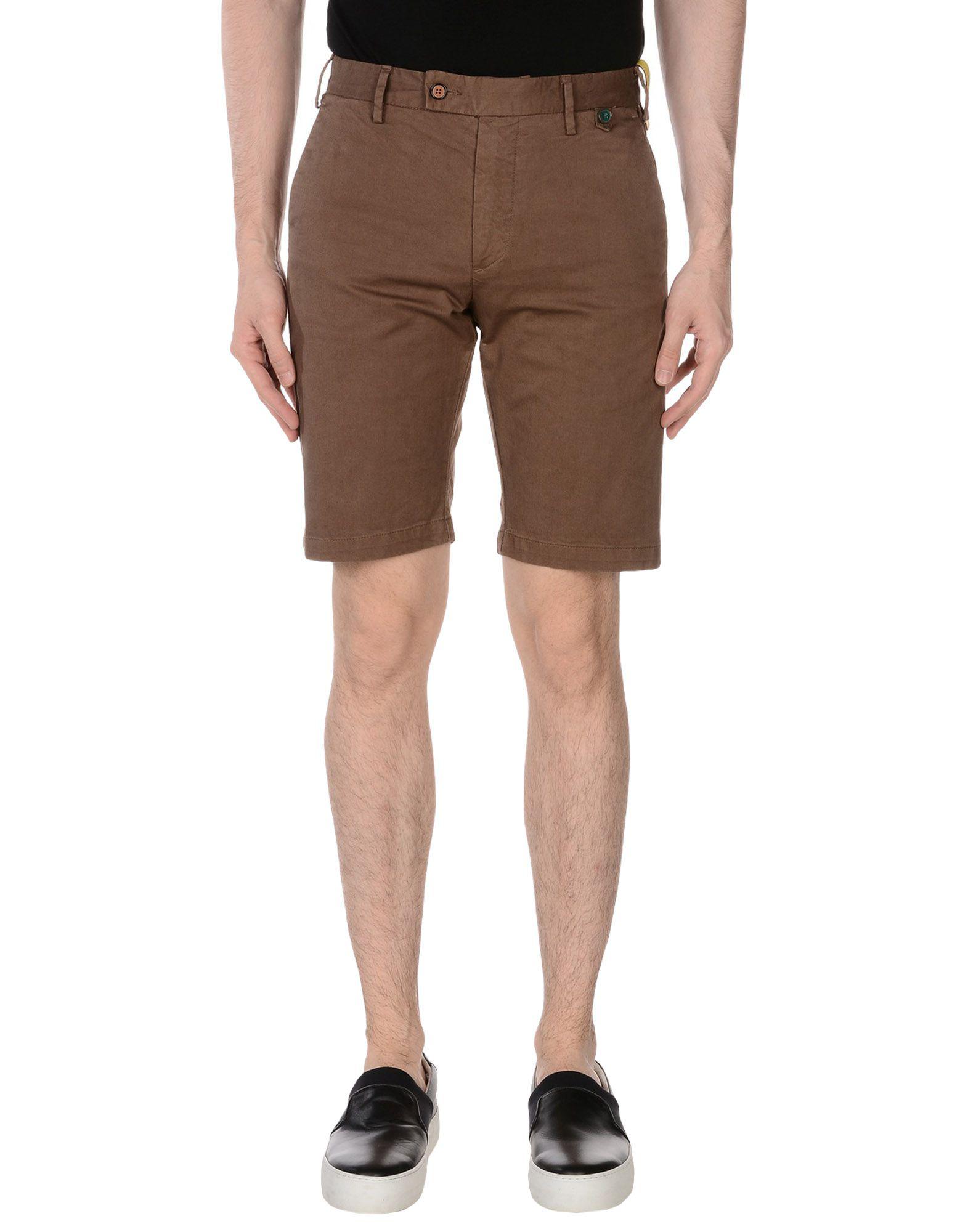 AT.P.CO Cotton Bermuda Shorts in Khaki (Natural) for Men - Lyst