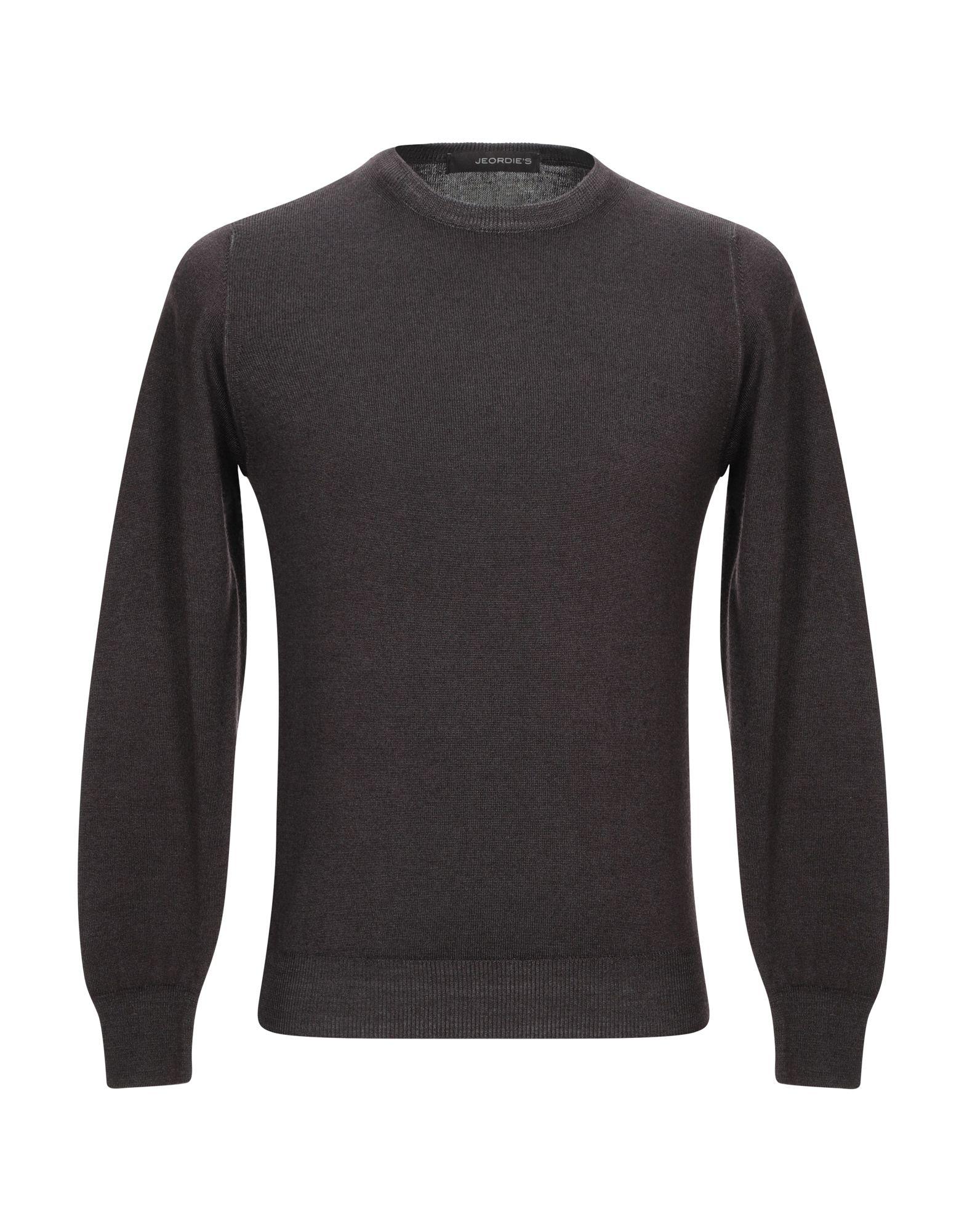 Jeordie's Wool Sweater in Dark Brown (Brown) for Men - Lyst