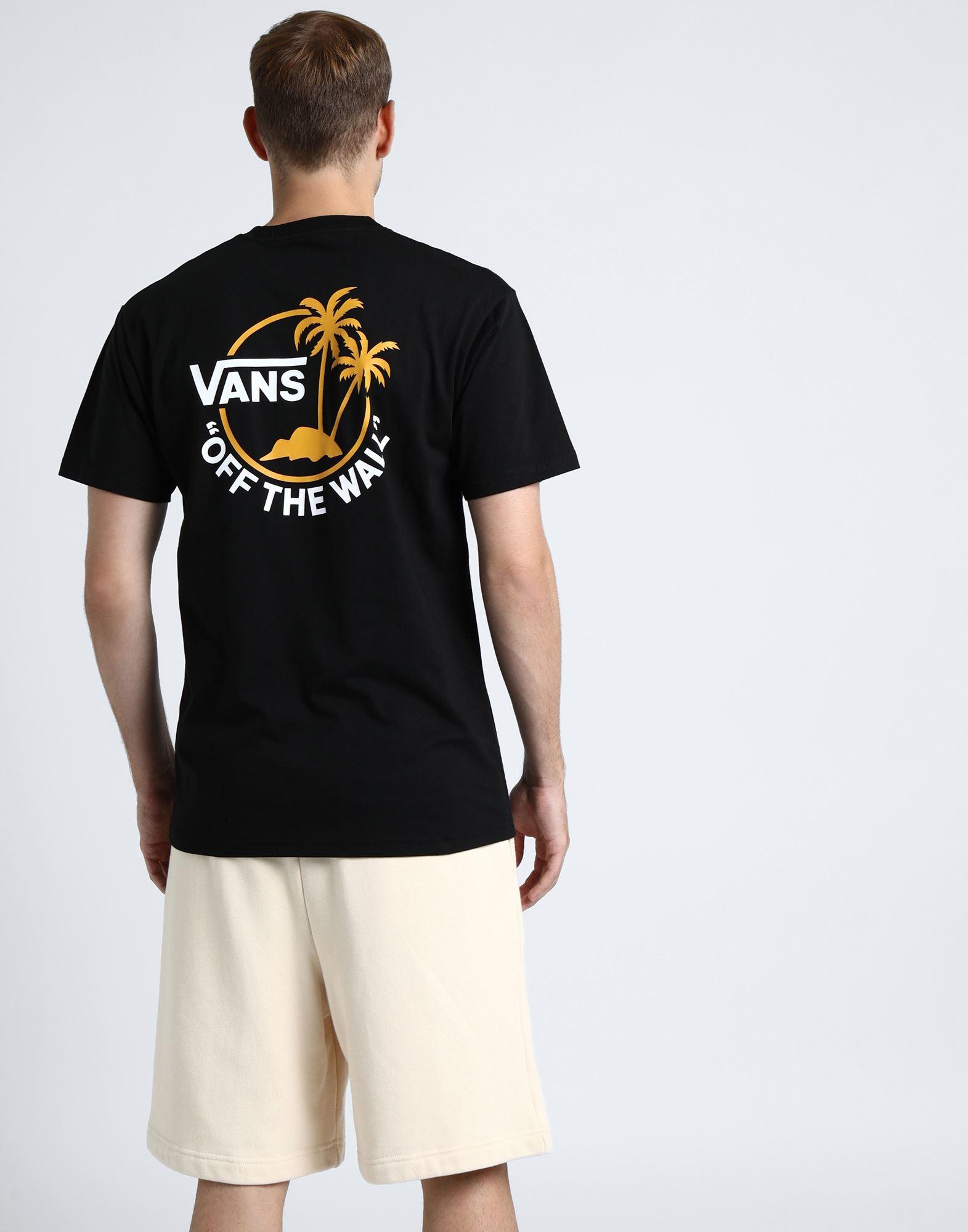 Vans Cotton T-shirt in Black for Men | Lyst