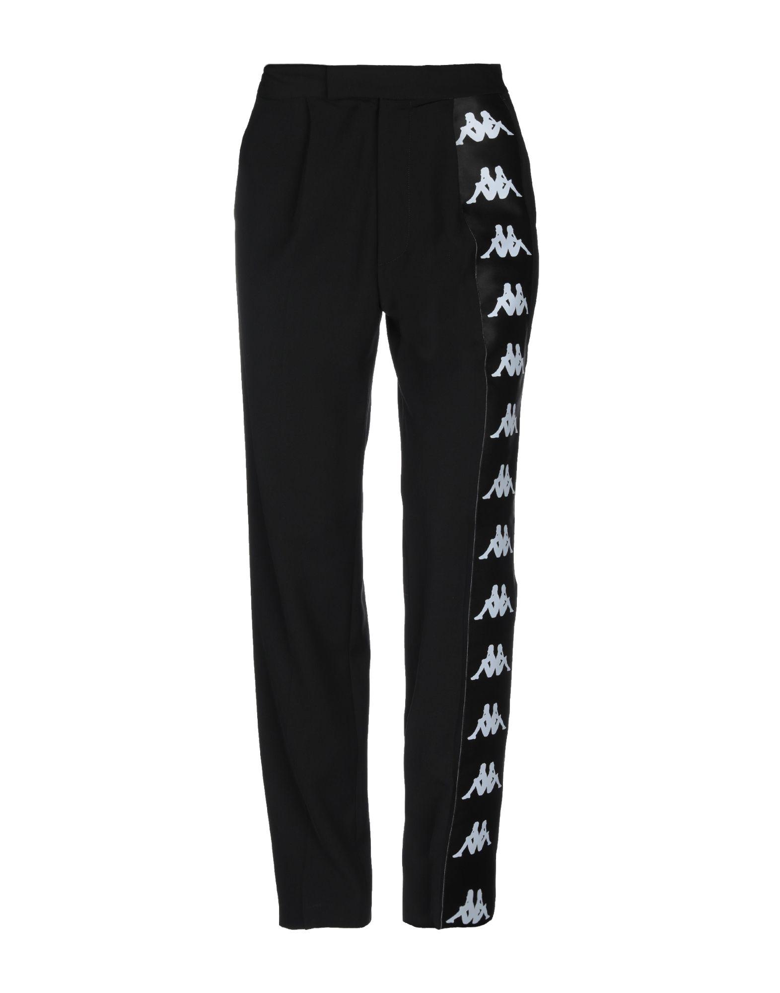 Kappa Synthetic Casual Pants in Black - Lyst