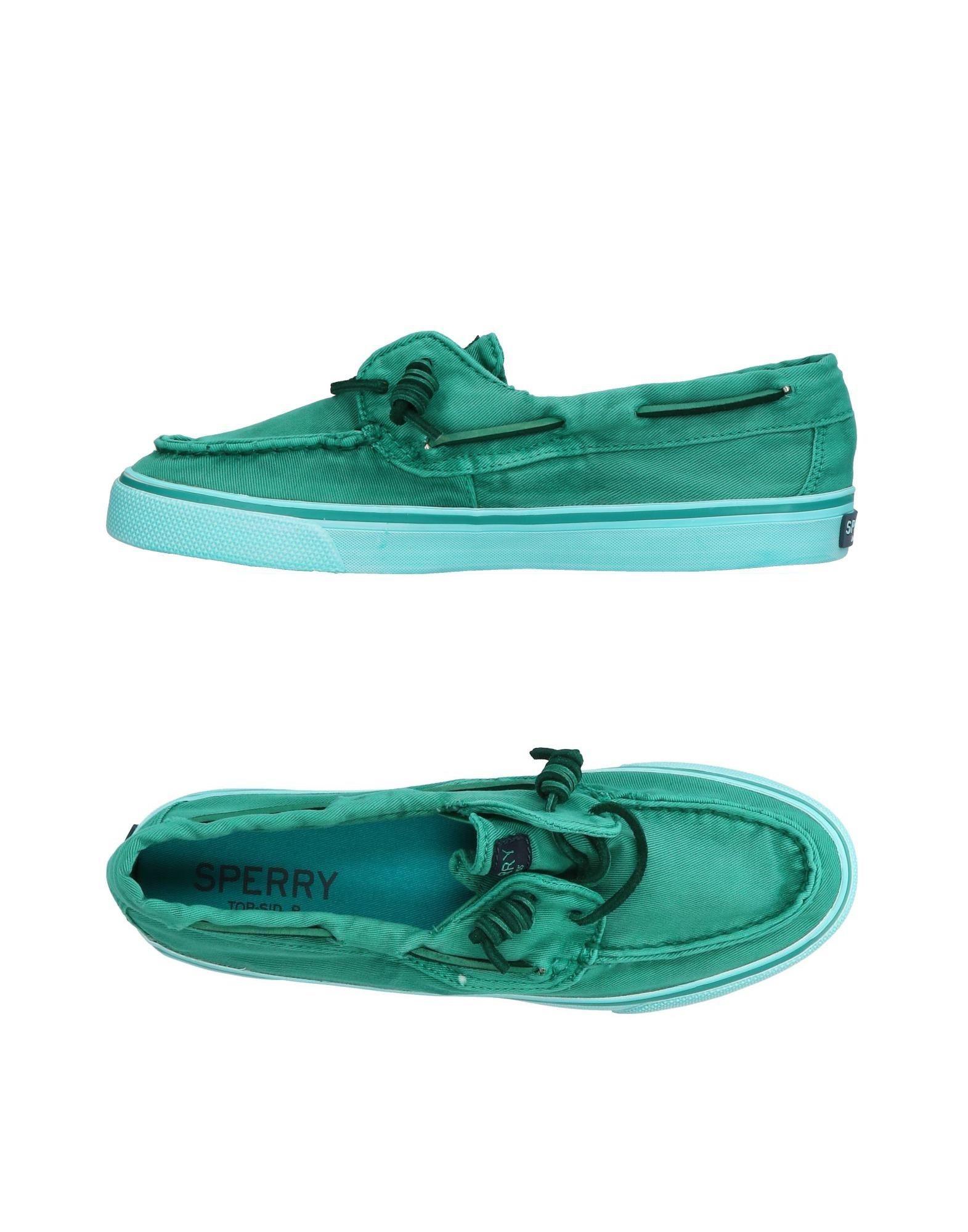 sperry top sider green sole