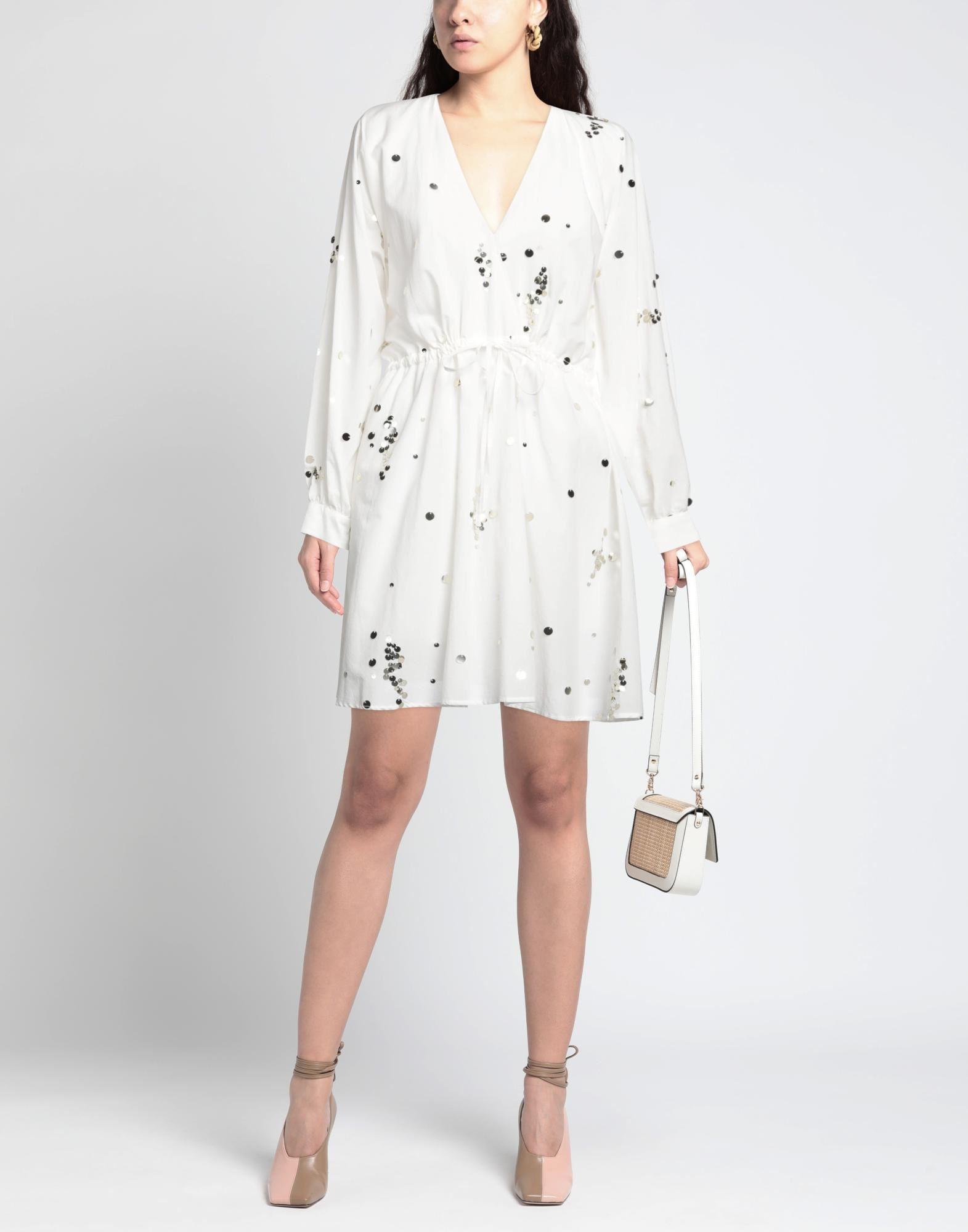 Liu Jo Short Dress in White | Lyst