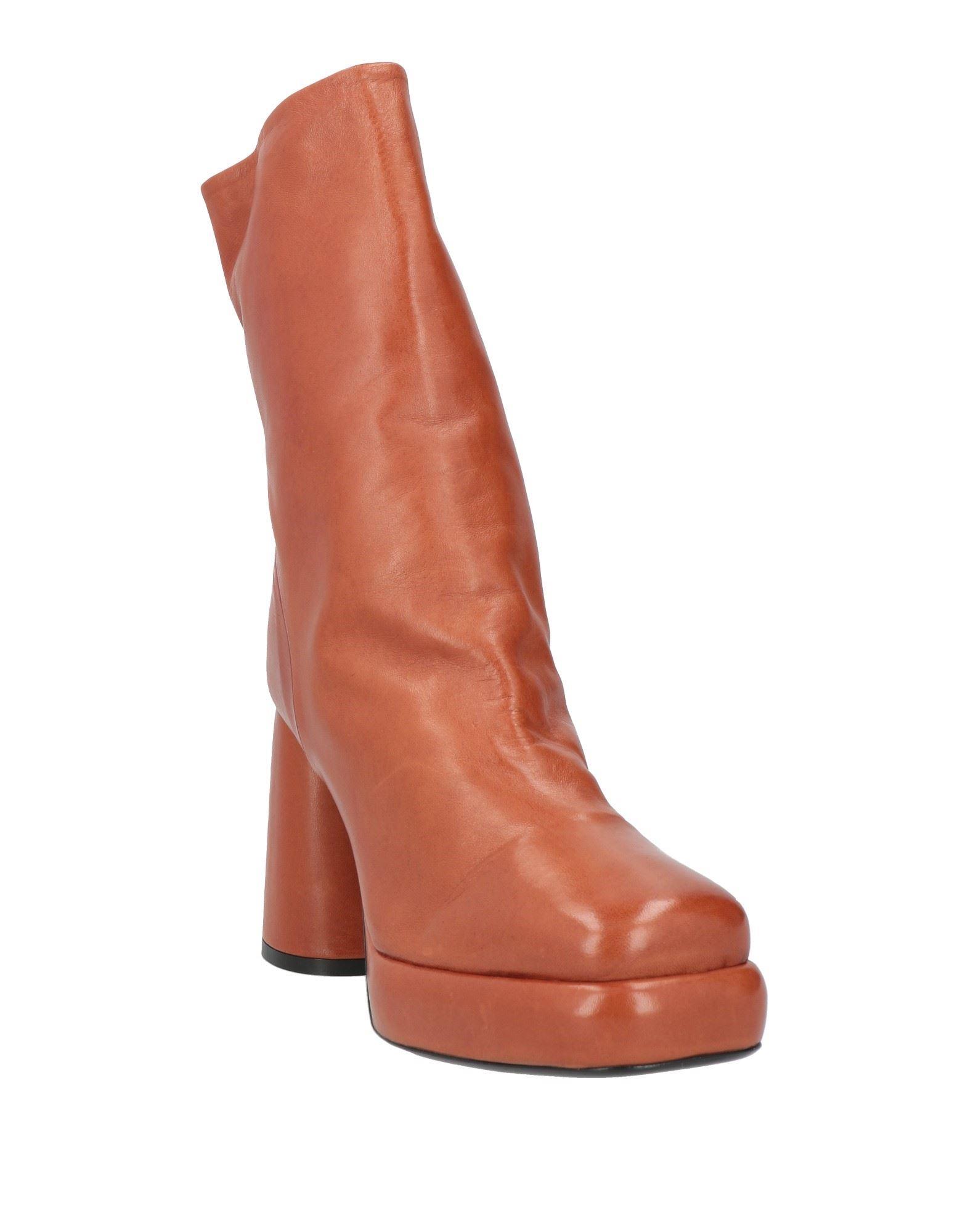 ショートブーツ・ブーティ HALMANERA SS25 Ankle boots (CALA72 BARON CARAMEL) Halmanera – Una