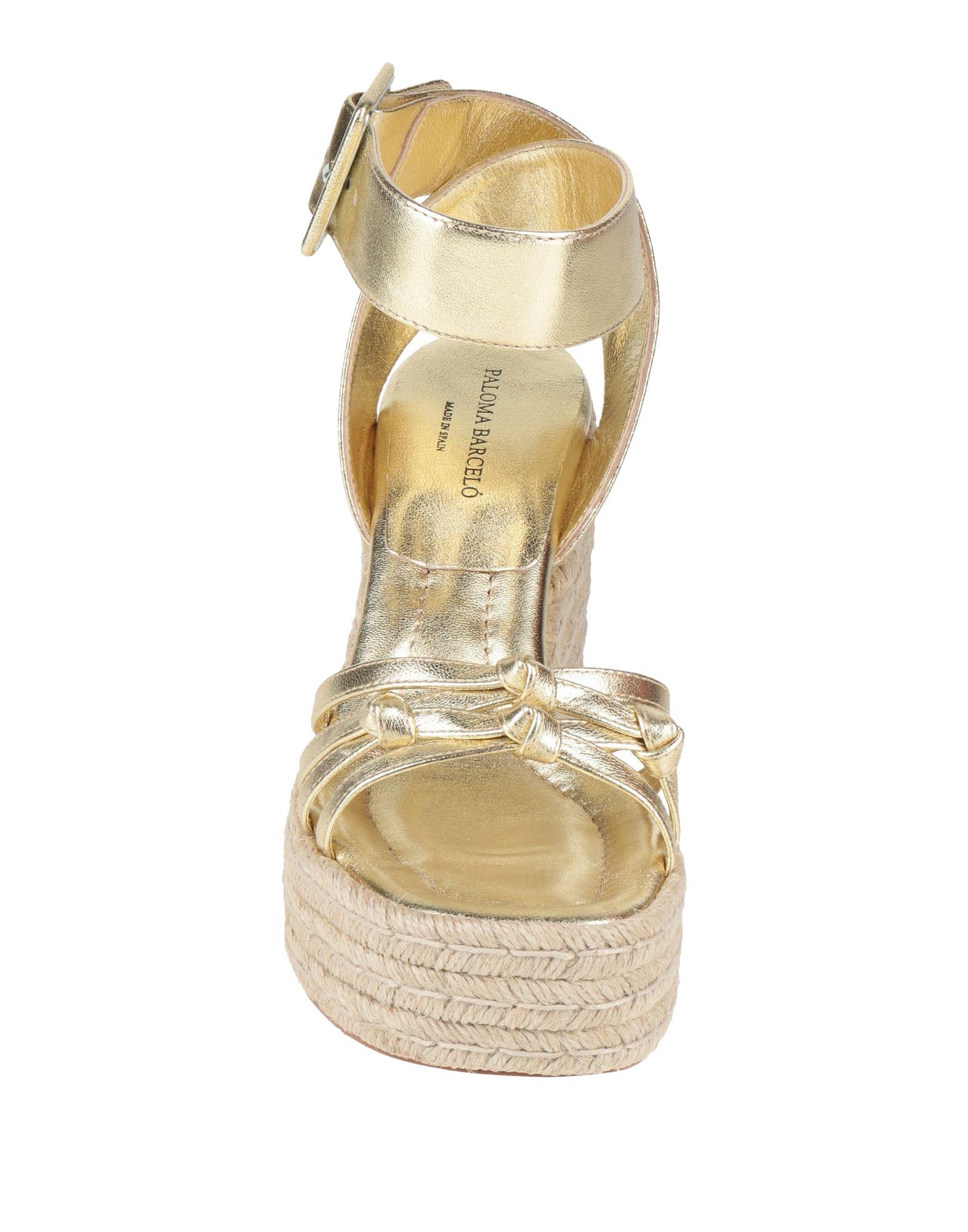 Paloma Barcelo Espadrilles in Metallic Lyst UK