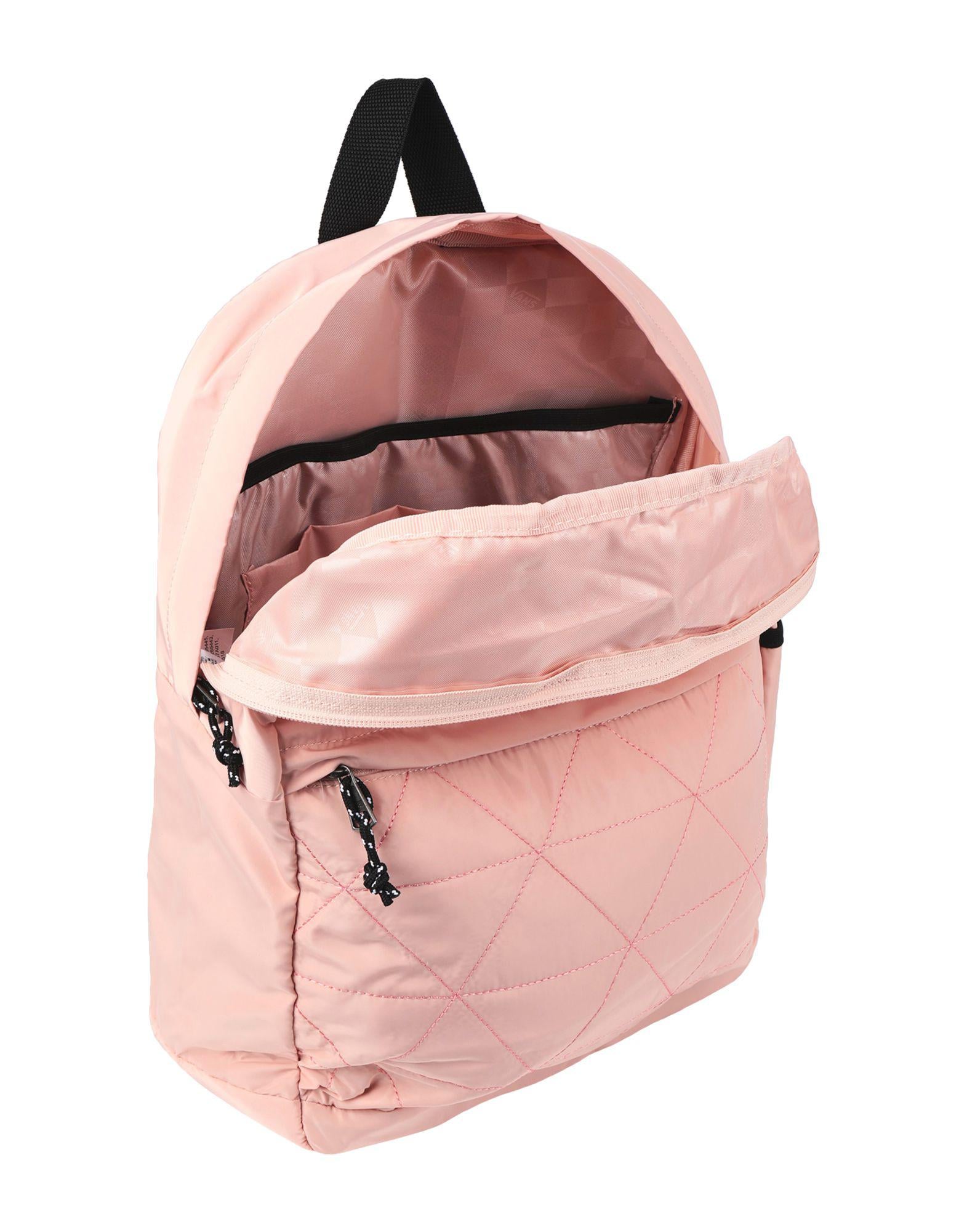 vans light pink backpack