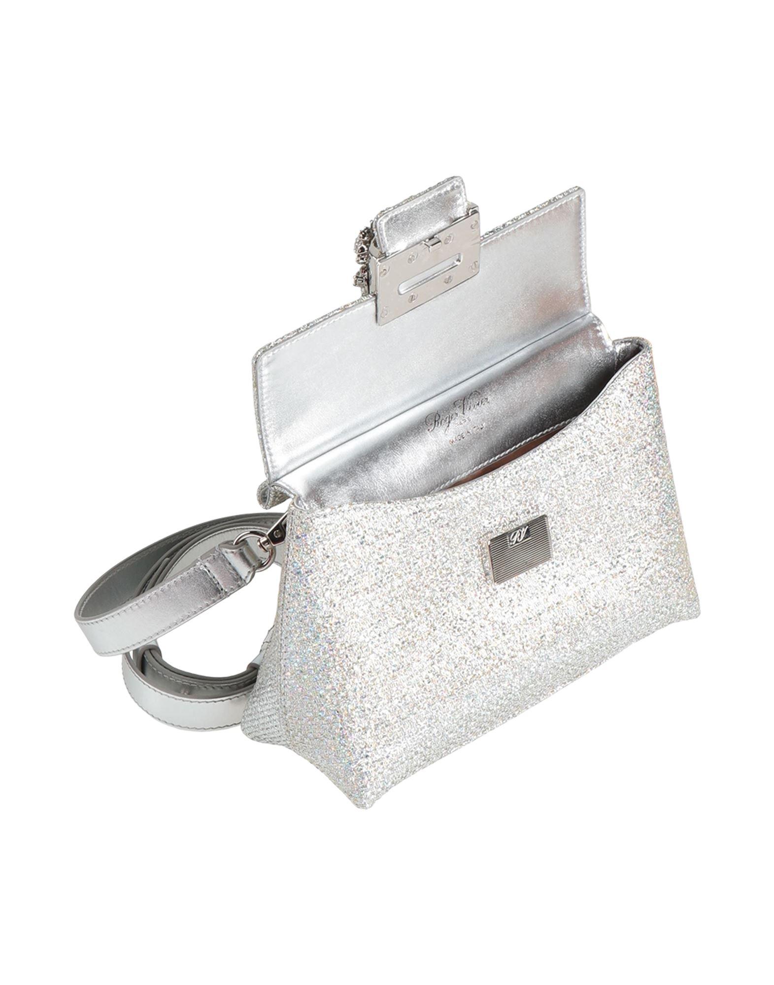 Roger Vivier Silver Shimmer Bag Roger Vivier Handbag Roger Vivier
