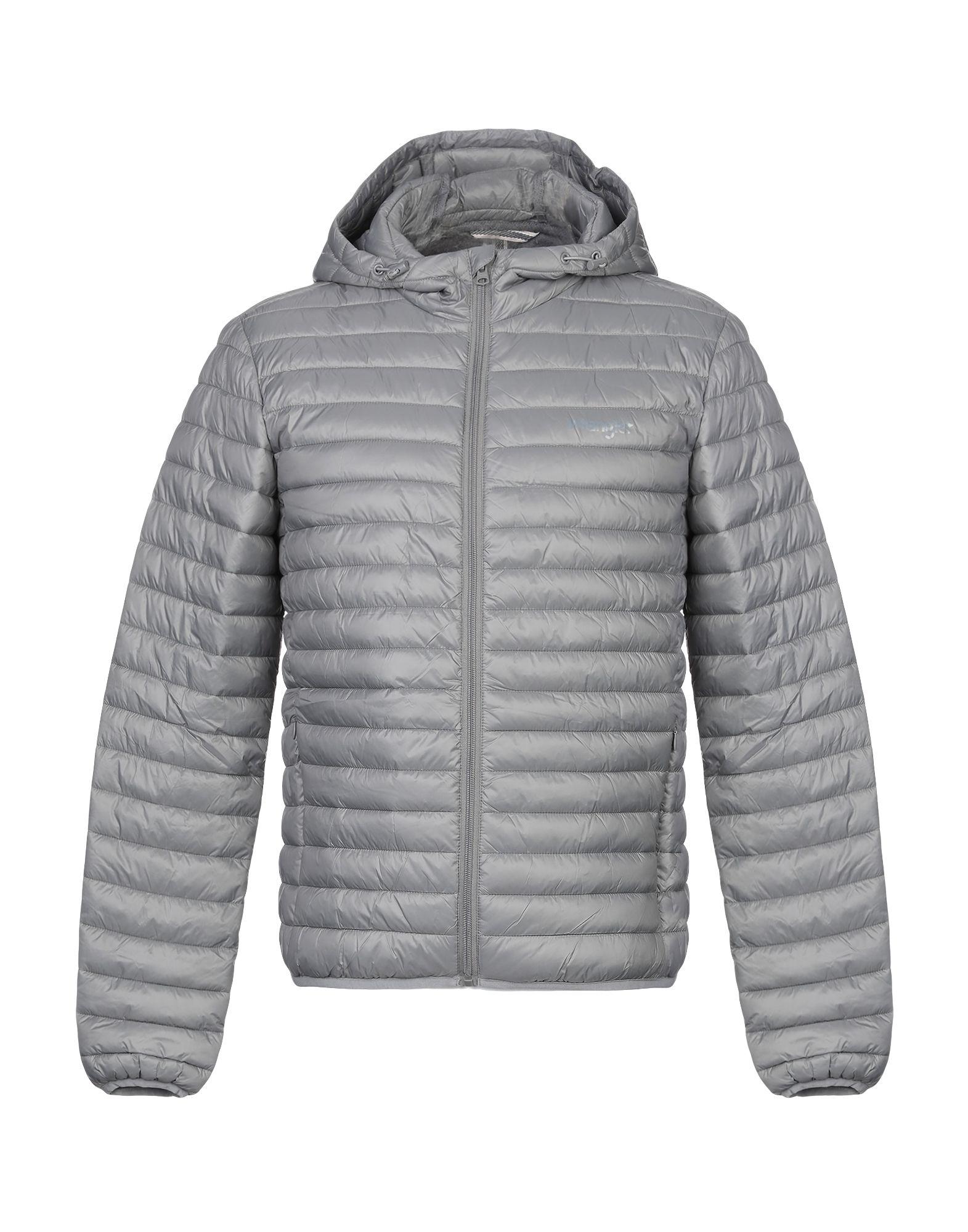 Wrangler Synthetic Down Jacket in Grey (Gray) for Men - Lyst