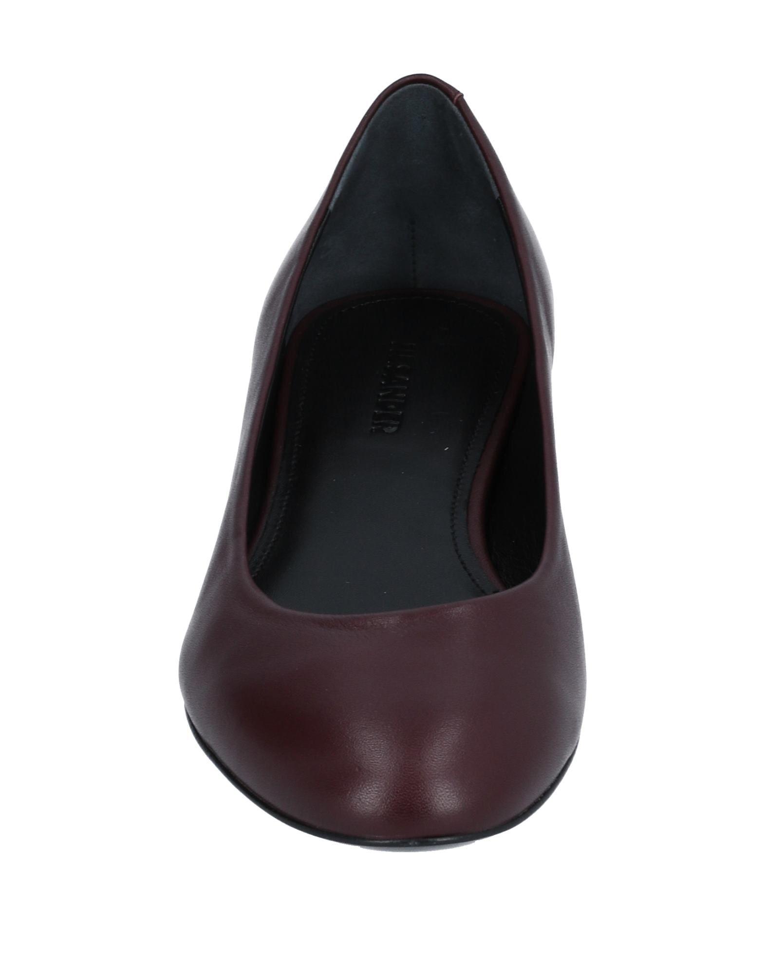 jil sander square toe flats