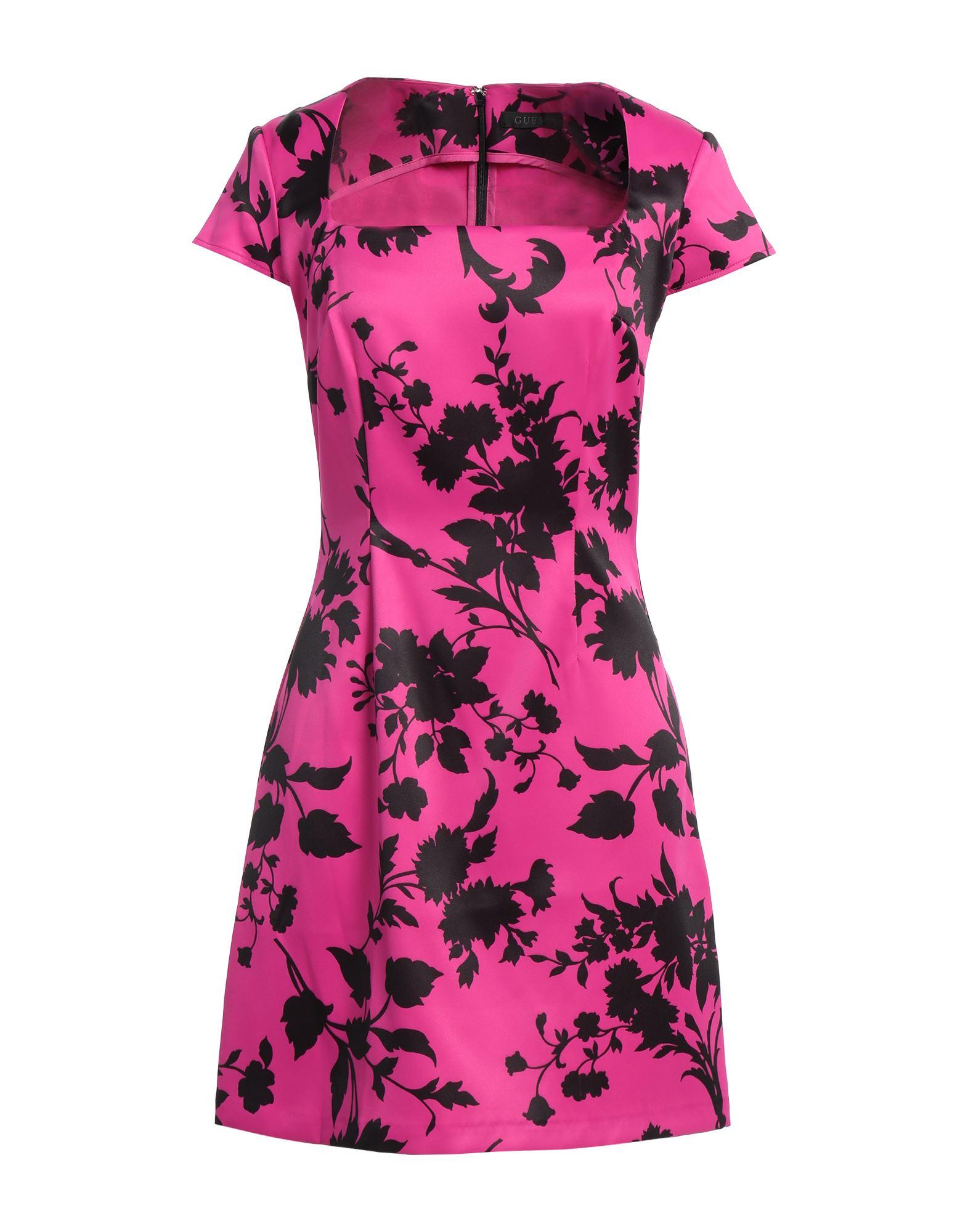 Guess Fuchsia Mini Dress Polyester in Pink Lyst UK