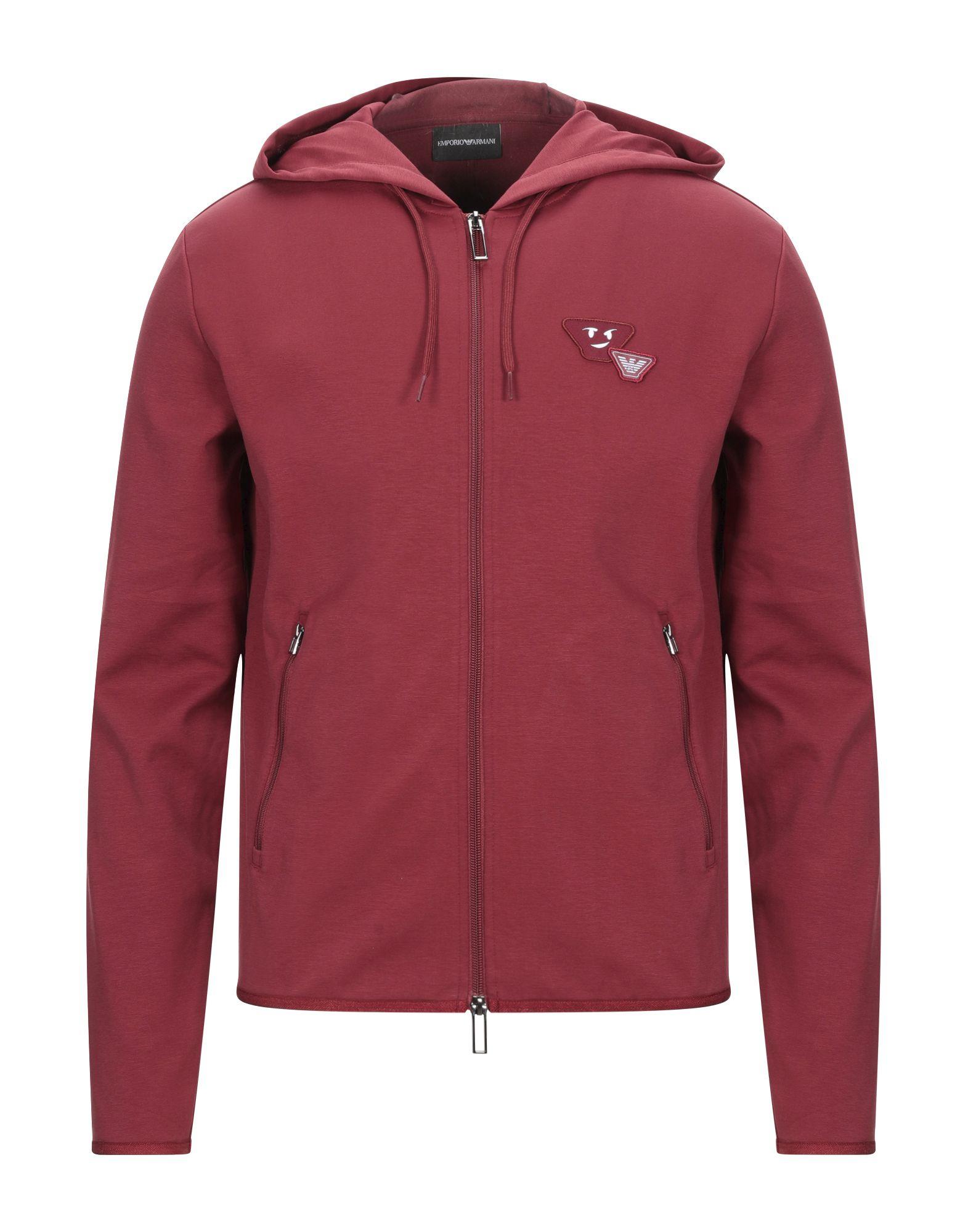 armani red sweatshirt