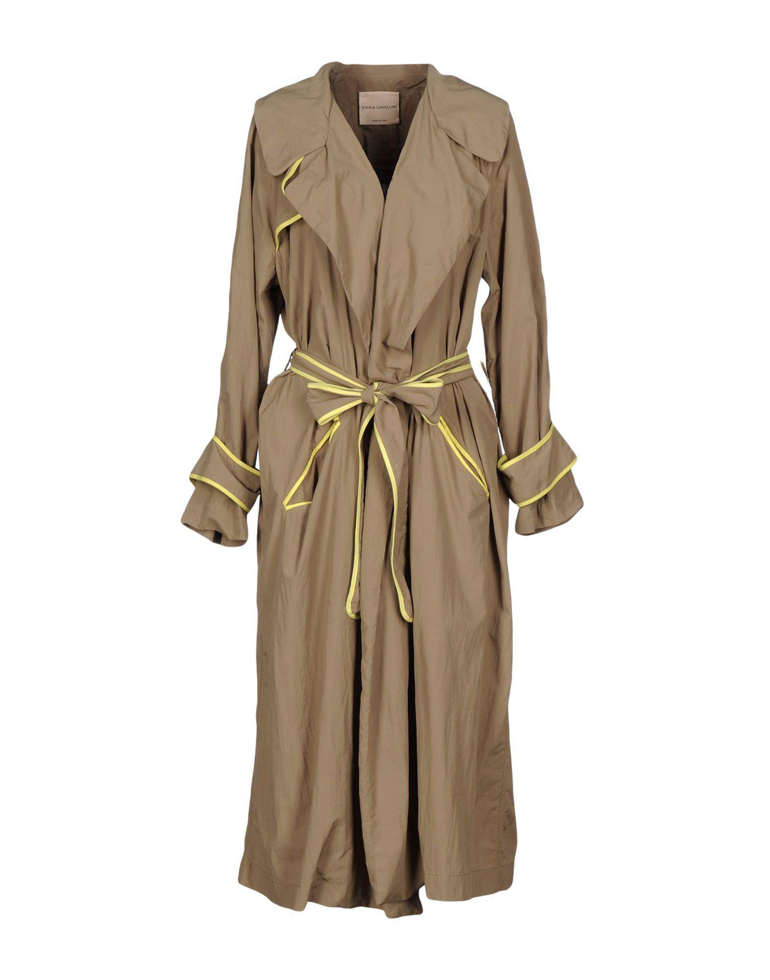 Erika Cavallini Semi Couture Synthetic Overcoat in Sand (Natural) - Lyst