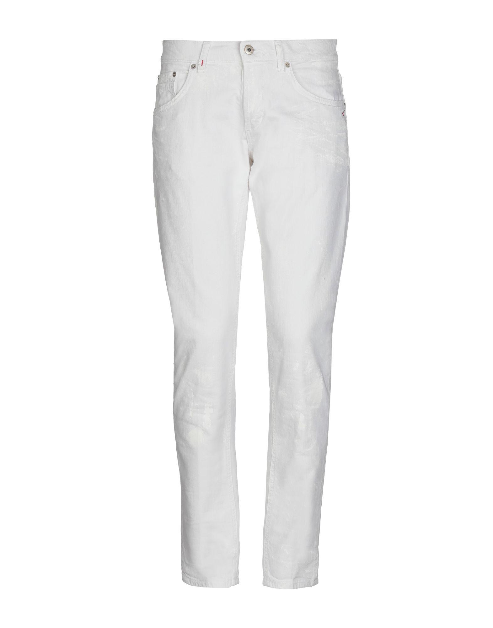 Dondup Denim Pants in White for Men Lyst