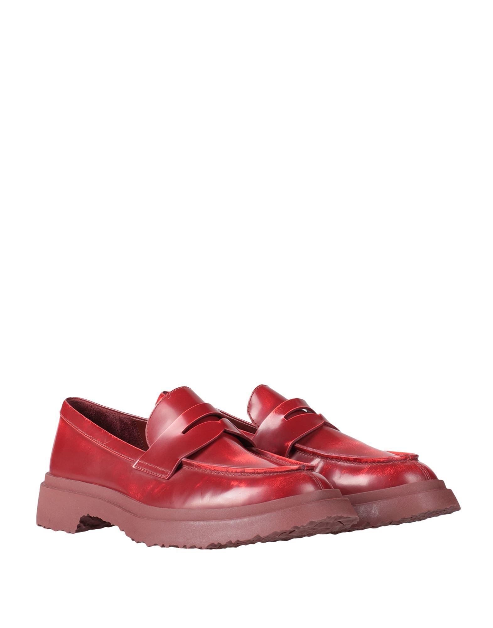 Camper Leather Loafers in Brick Red (Red) | Lyst