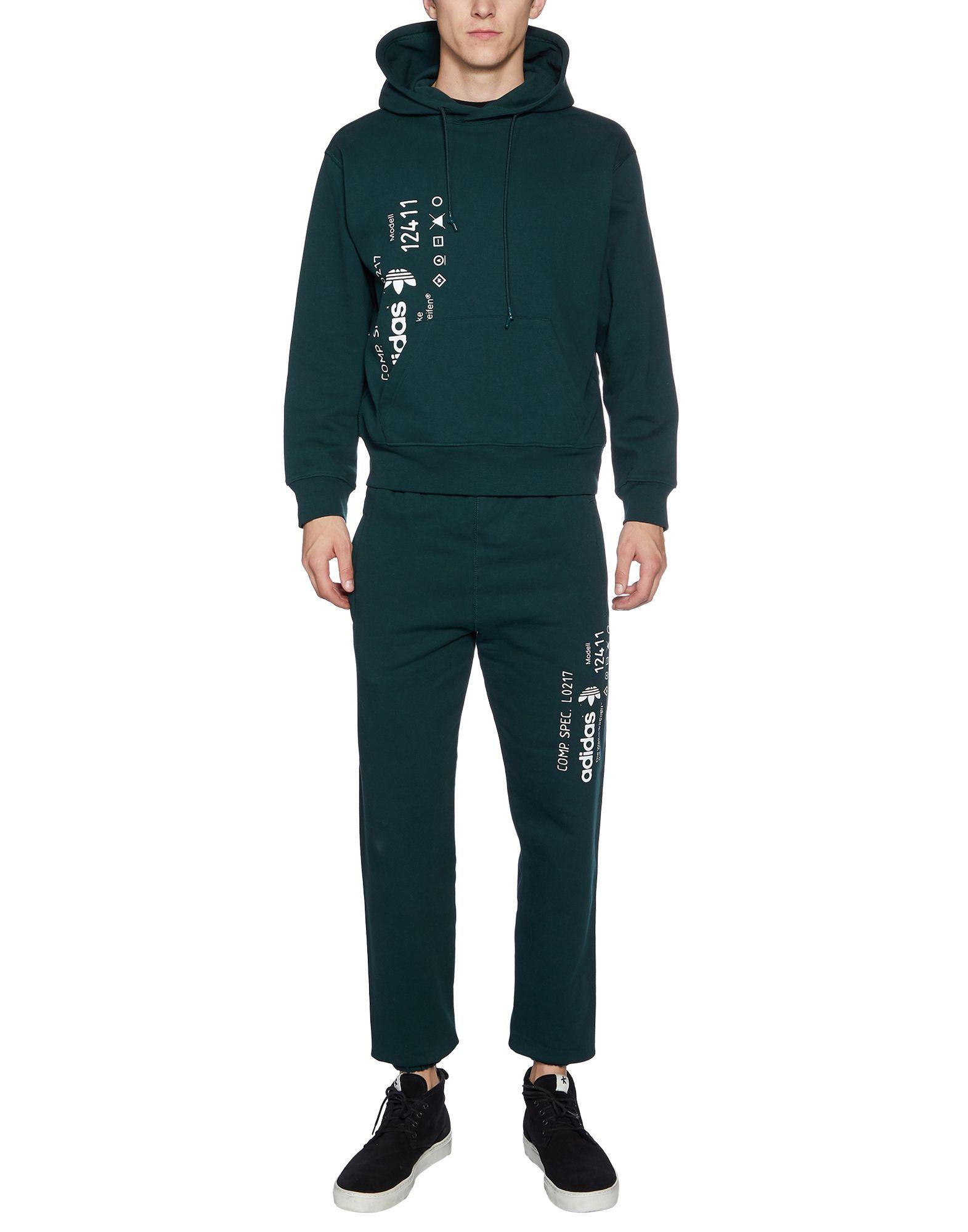 green adidas sweat suit