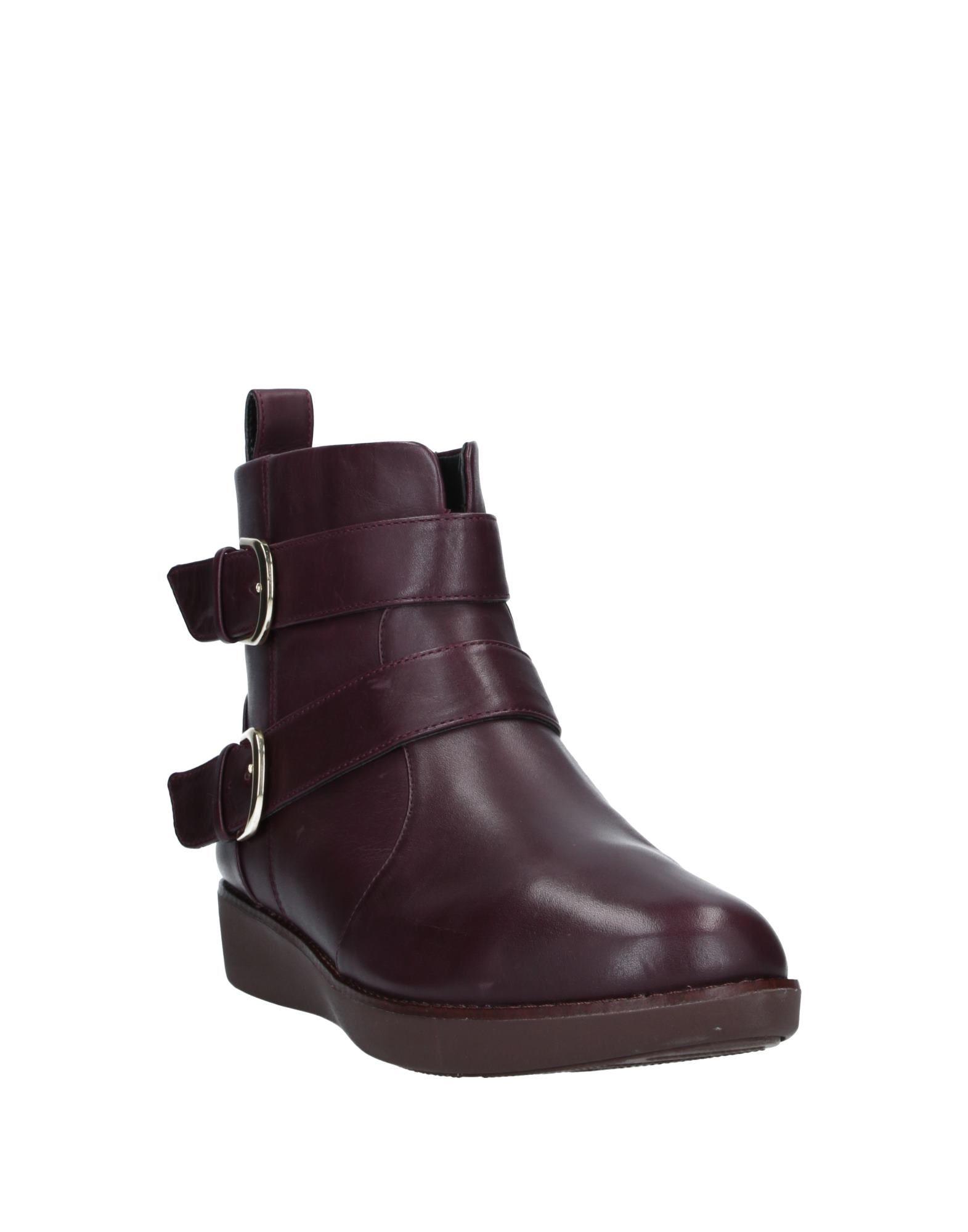 Fitflop Leather Ankle Boots in Deep Purple (Purple) - Lyst