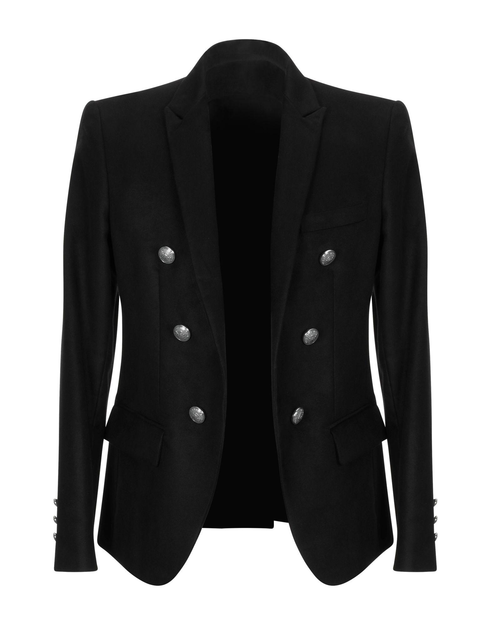 Balmain Synthetic Blazer in Black for Men - Lyst