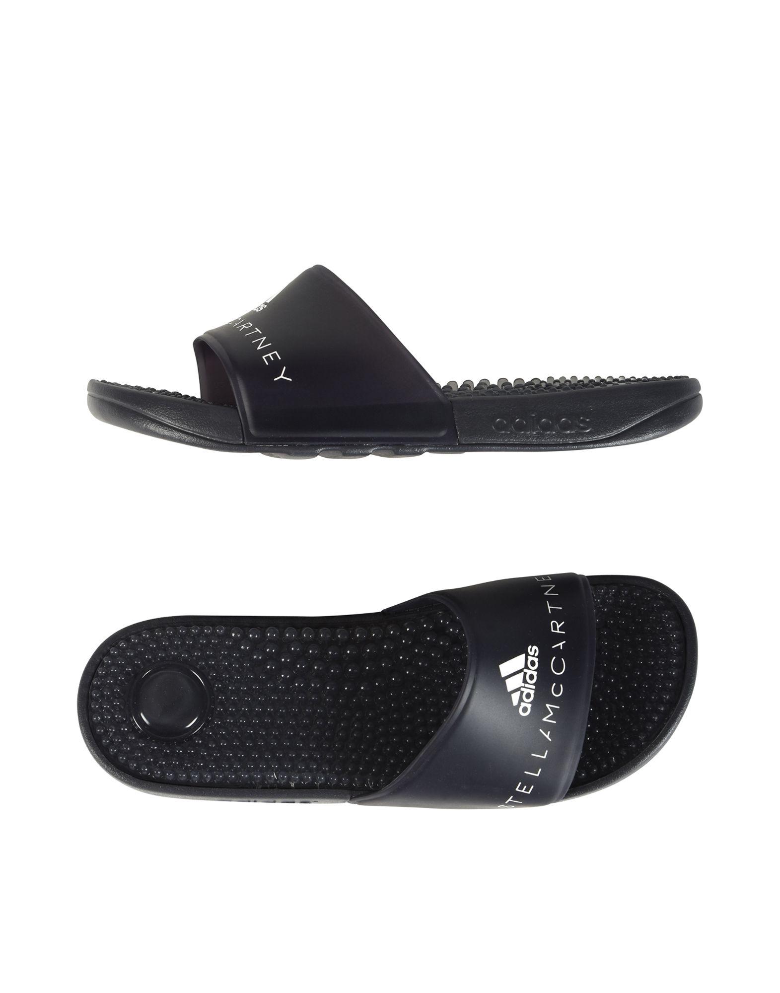 adidas By Stella McCartney Rubber Sandals in Black - Lyst