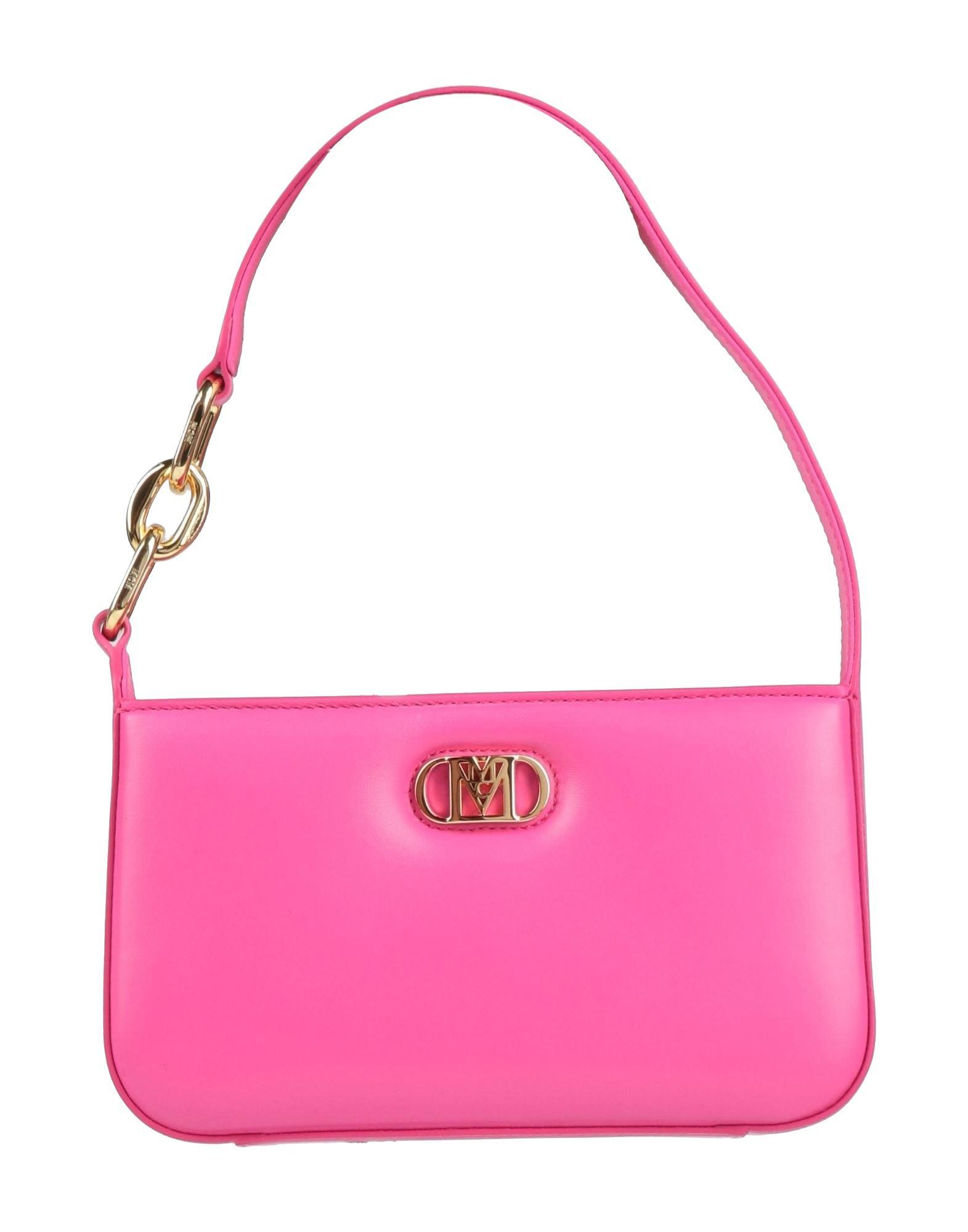 Pink mcm discount handbag