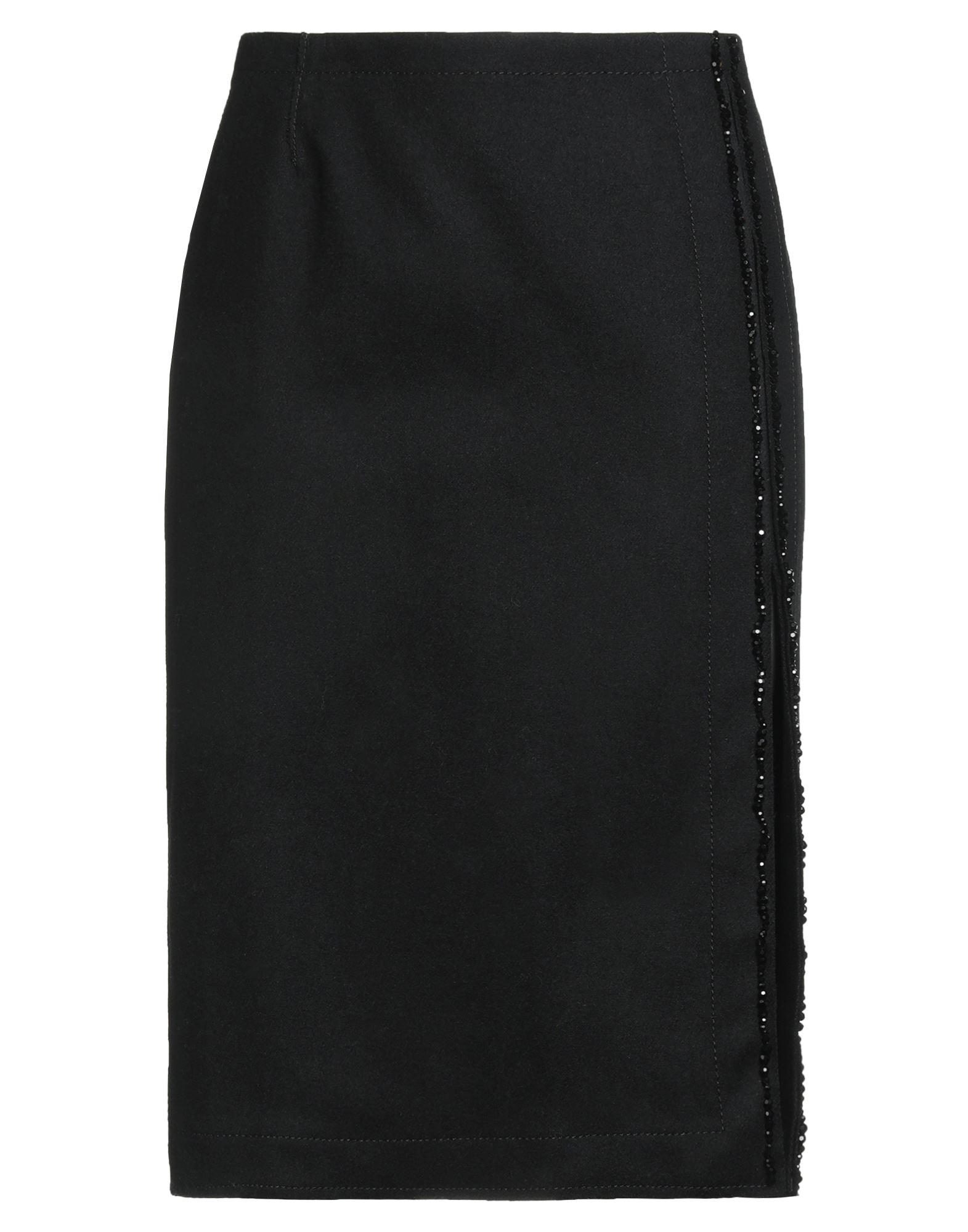 N°21 Women Mid Skirts 24IN2M0H01251599000 Black Nº 21 Midi Length Skirt - Black Skirts, Clothing - NO234890