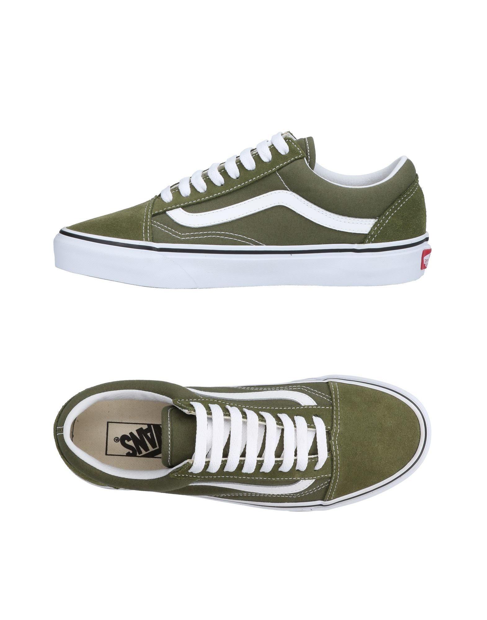 Vans Synthetic Lowtops & Sneakers in Military Green (Green) Lyst