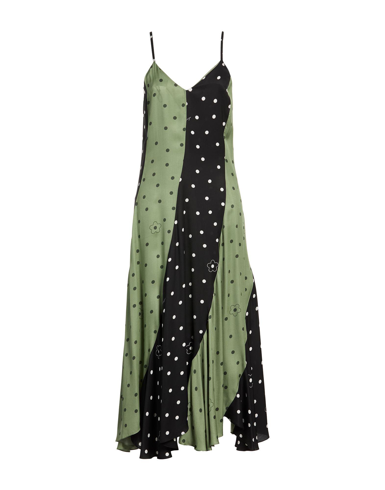 green emerald velvet dress Kenzo Size 38 / M Green Dress main image 0