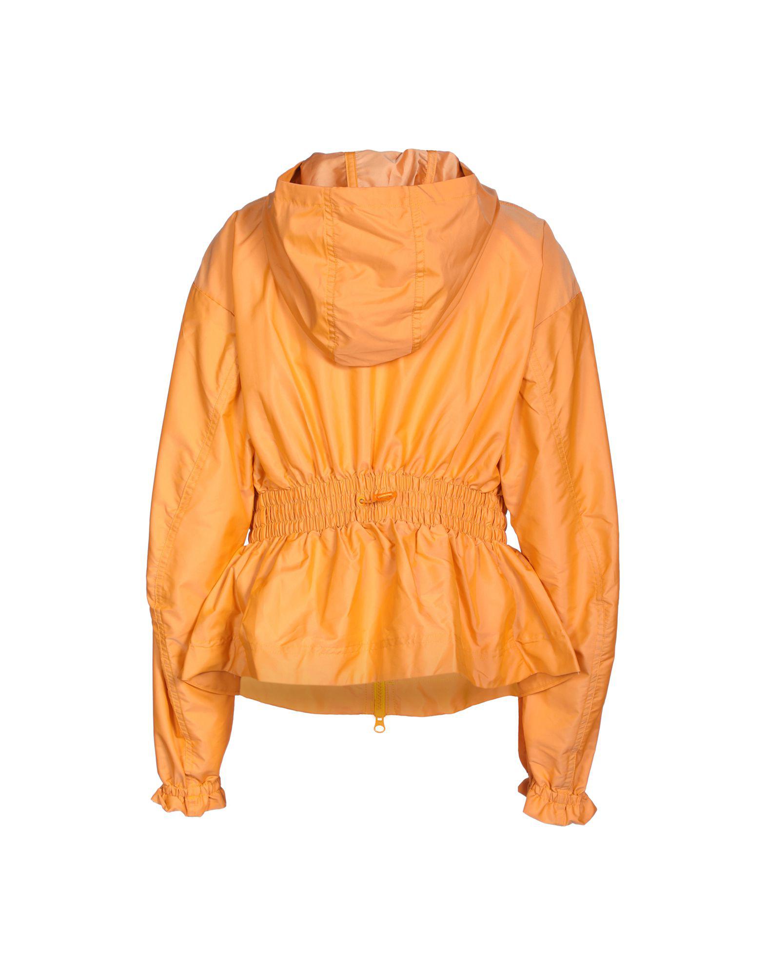 adidas stella mccartney orange jacket